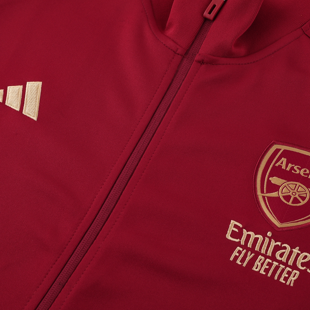 Arsenal 23-24 Jacket Training Tracksuit - Deep Red - UnitedFutballJersey