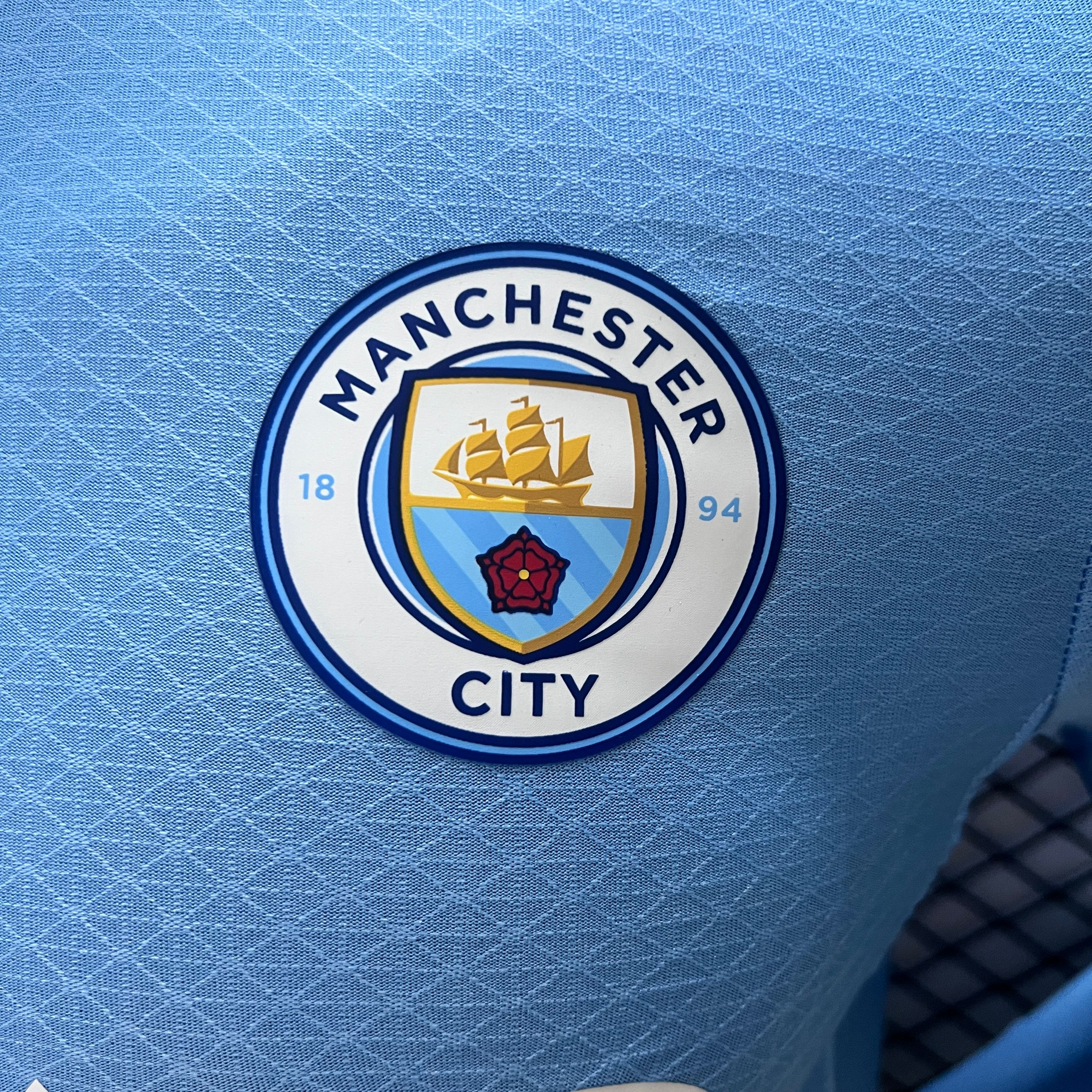 Manchester City 24-25 Home Long Sleeve Jersey - Player Version - UnitedFutballJersey