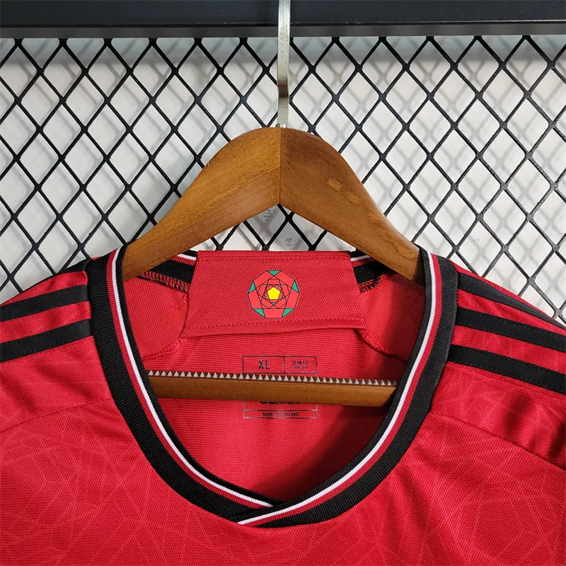 Manchester United 23-24 Home Long Sleeve Jersey - Fans Version - UnitedFutballJersey