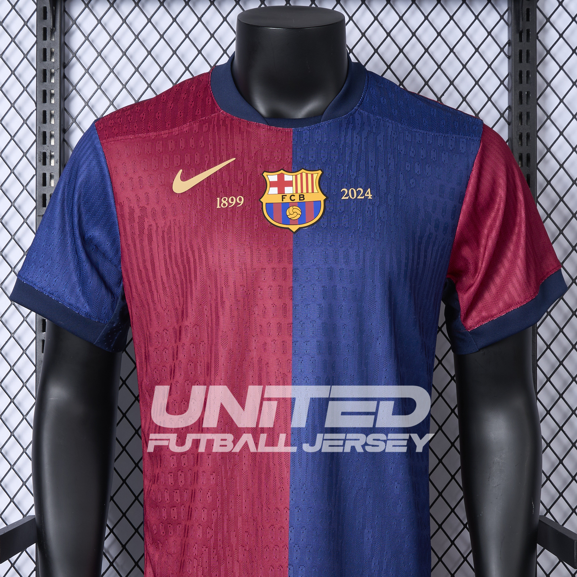 B.A.R.S.A 24-25 Home Unsponsored Anniversary Jersey - Player Version - UnitedFutballJersey