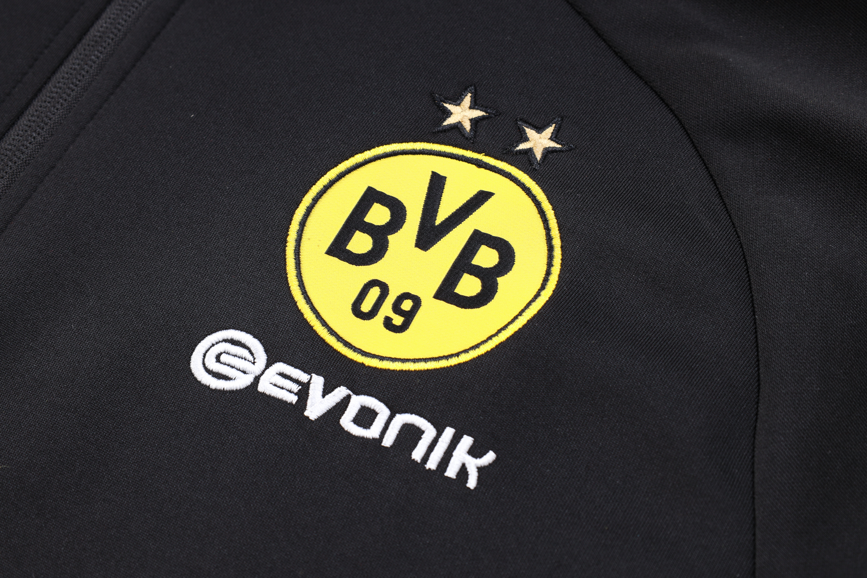 Dortmund 23-24 Jacket Training Tracksuit - Black - UnitedFutballJersey