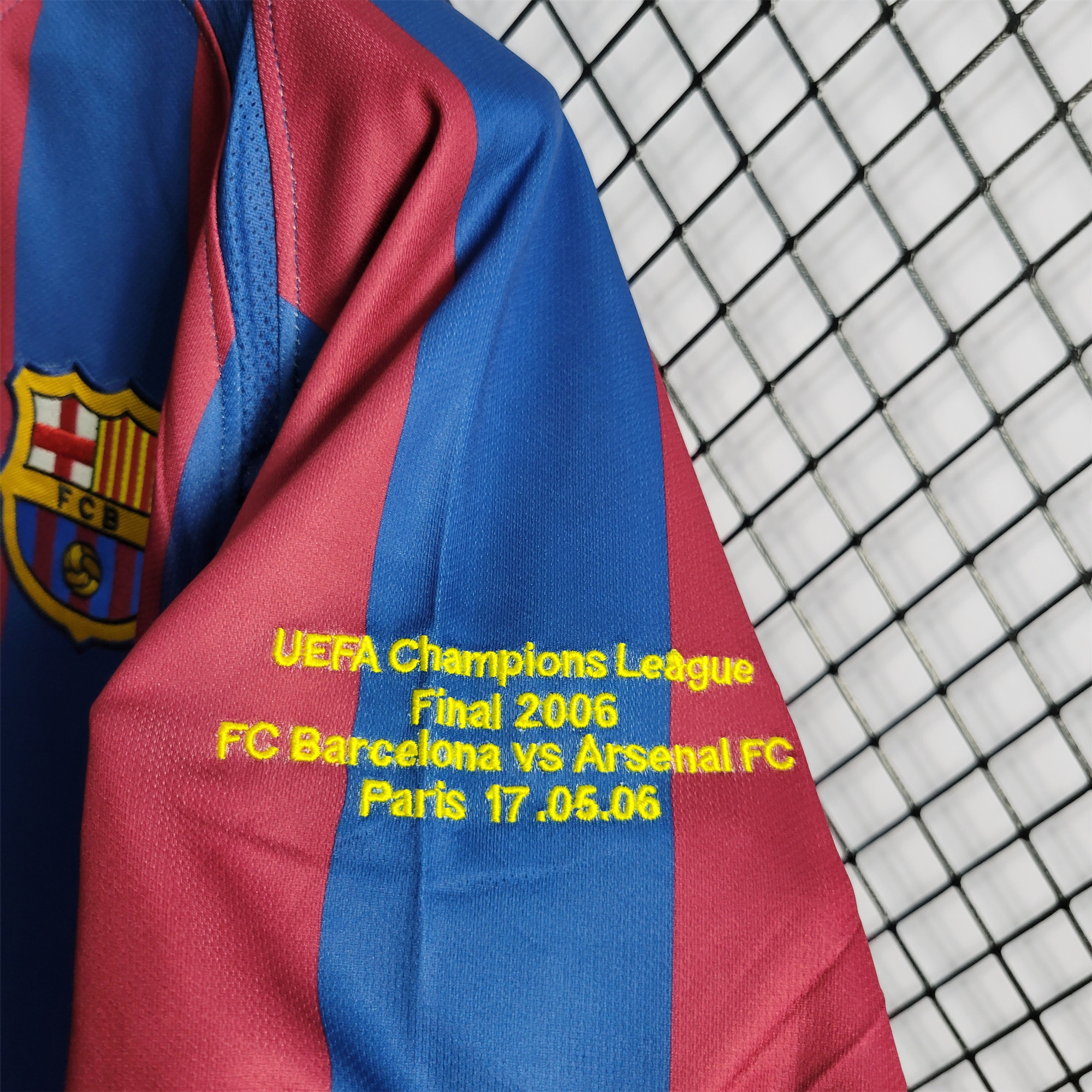 Retro Barcelona 05-06 Home Stadium Jersey - UEFA Champions League Final - UnitedFutballJersey