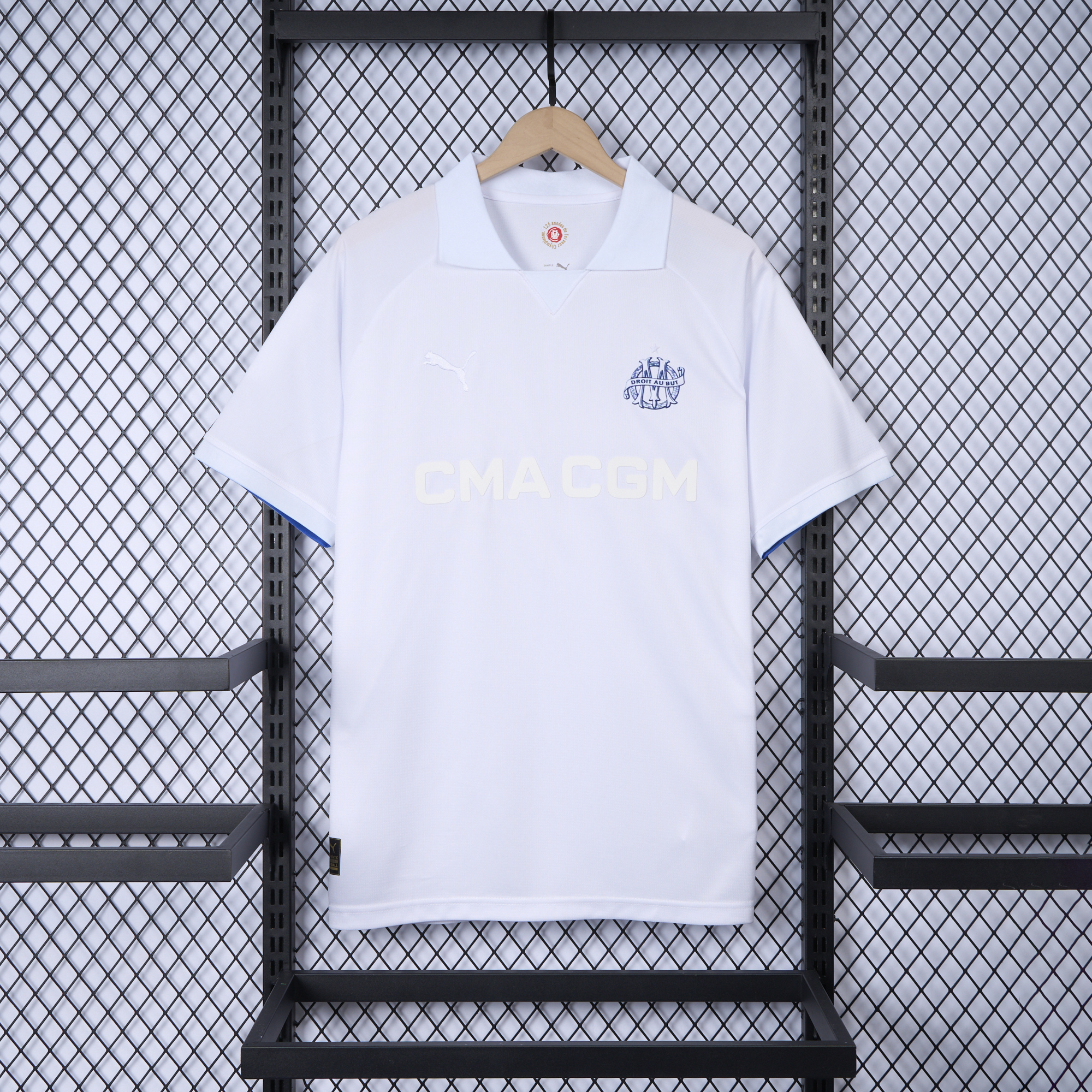 Marseille 24-25 125th Anniversary White Jersey - Fans Version - UnitedFutballJersey