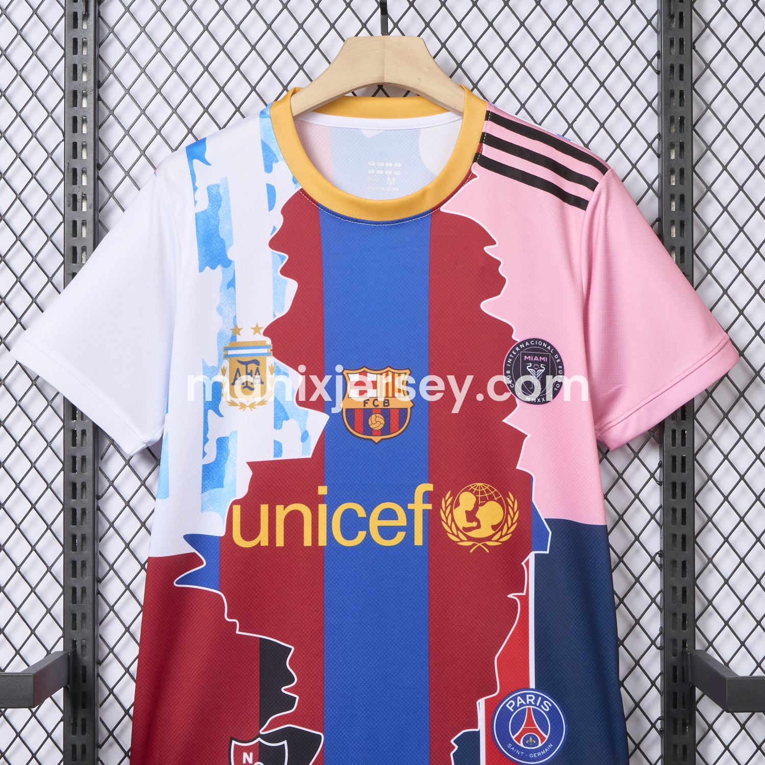 Messi Career Commemorative Jersey - Fans Version - Argentina B.A.R.S.A INT M.A.M Paris Saint-Germain PSG - UnitedFutballJersey