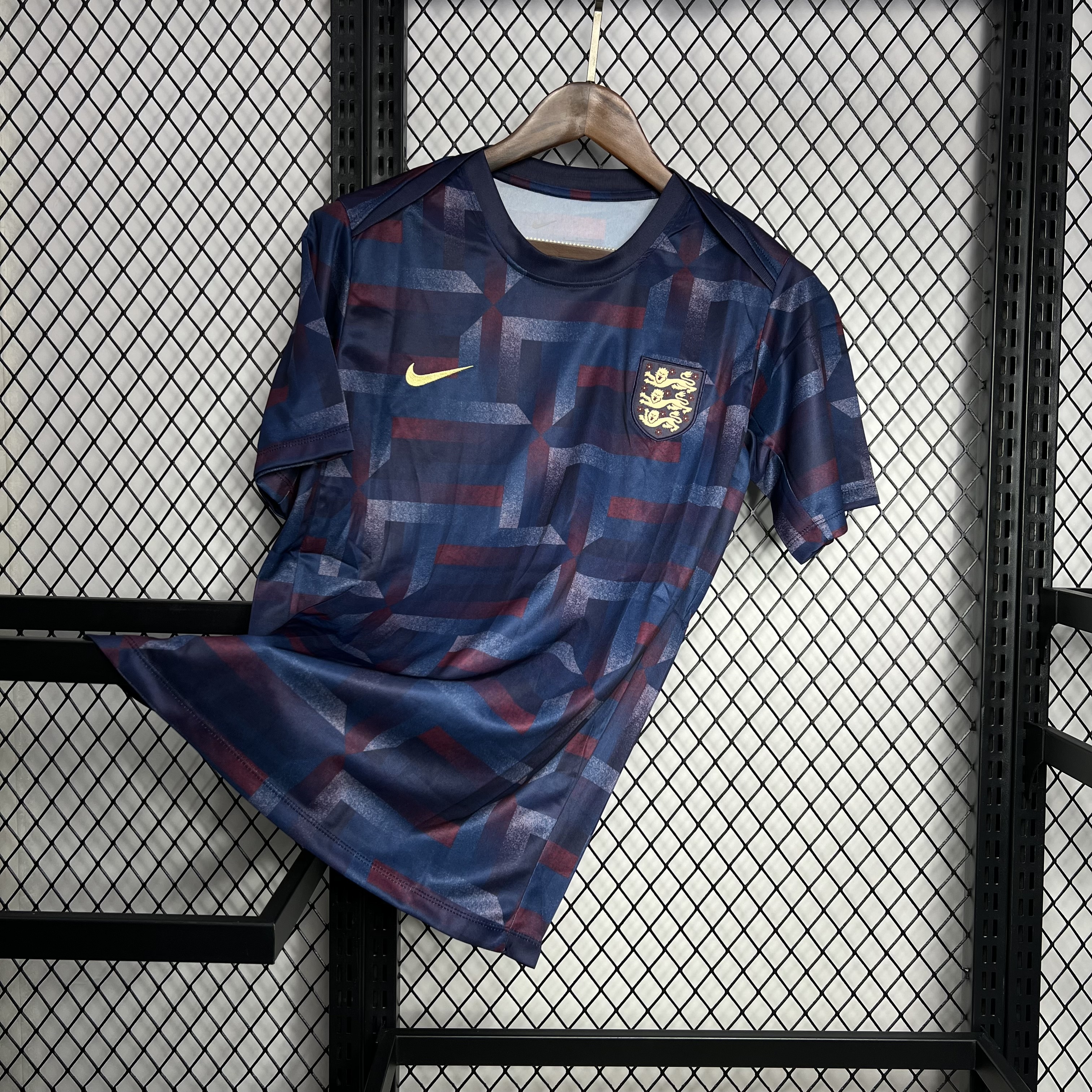 England 2024 Pre-match Training Jersey - Fans Version - UnitedFutballJersey