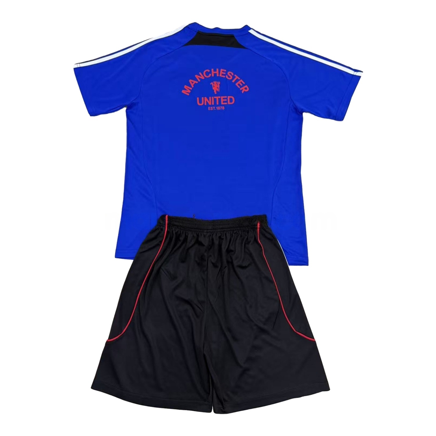 Manchester United 25-26 Urban Purtist Throwback Blue Men's Adult Jersey Set - Fans Version - UnitedFutballJersey