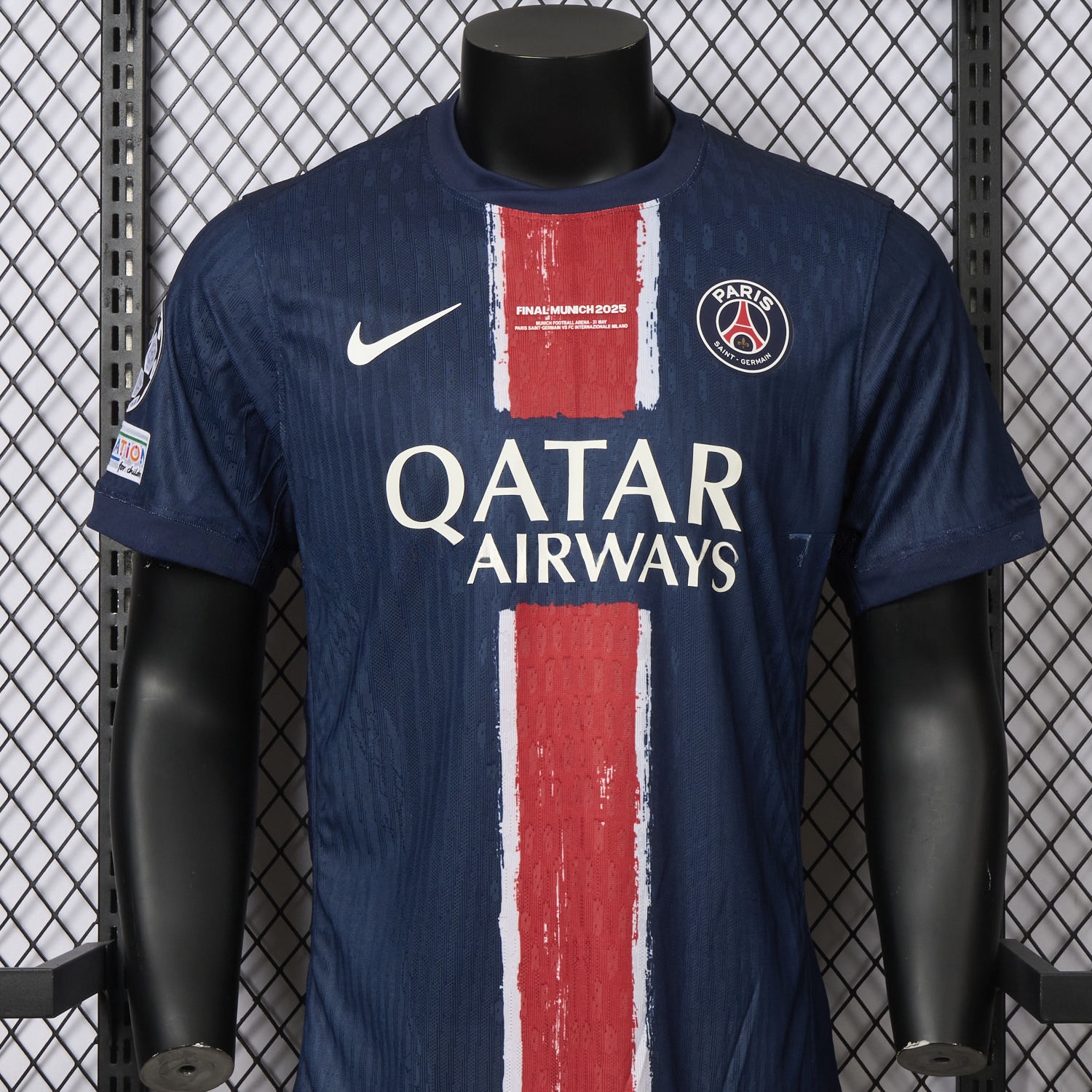 Paris Saint-Germain PSG 24-25 Home Champions League Final Jersey - Player Version - UnitedFutballJersey