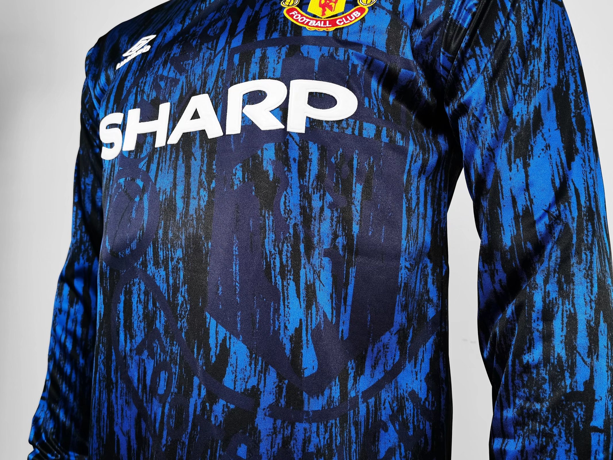 Retro Manchester United 92-94 Away Long Sleeve Jersey - UnitedFutballJersey