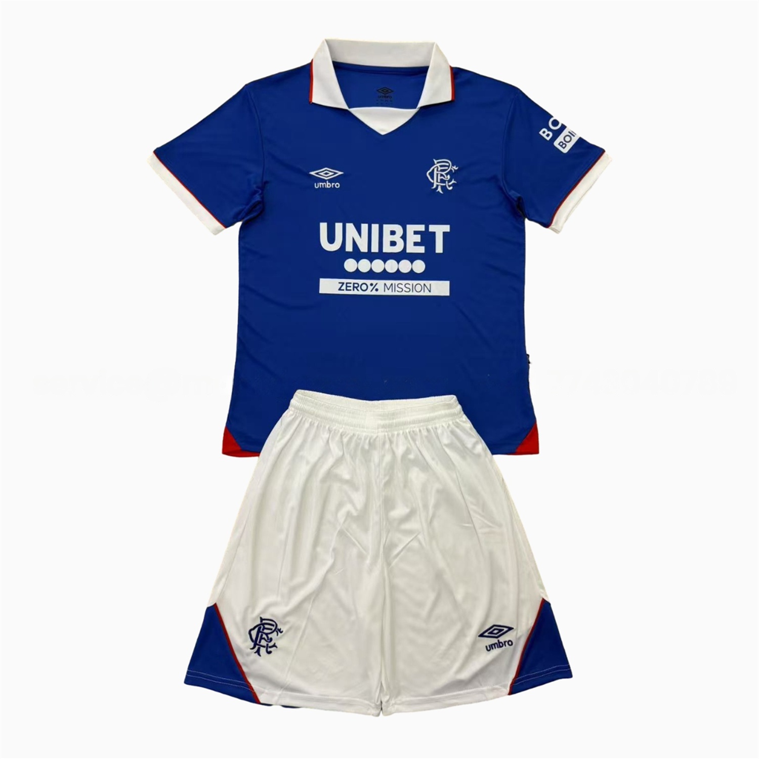 Glasgow Rangers 25-26 Home Men's Adult Jersey Set - Fans Version - UnitedFutballJersey