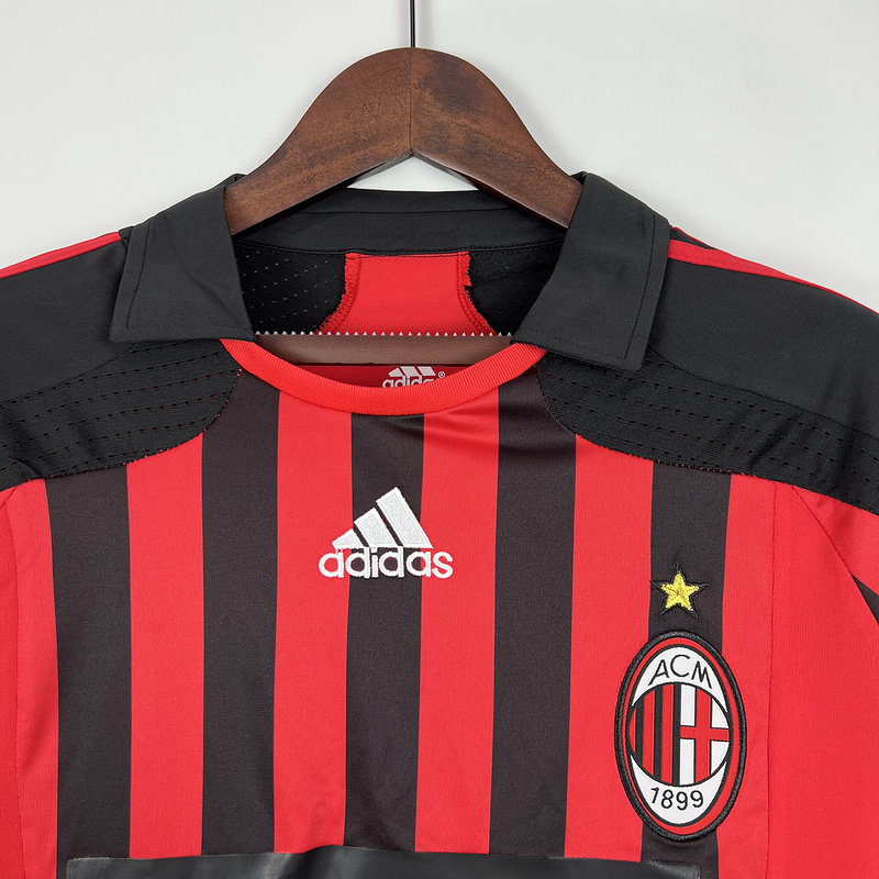 Retro AC Milan 2007-08 Home Long Sleeve Jersey - UnitedFutballJersey