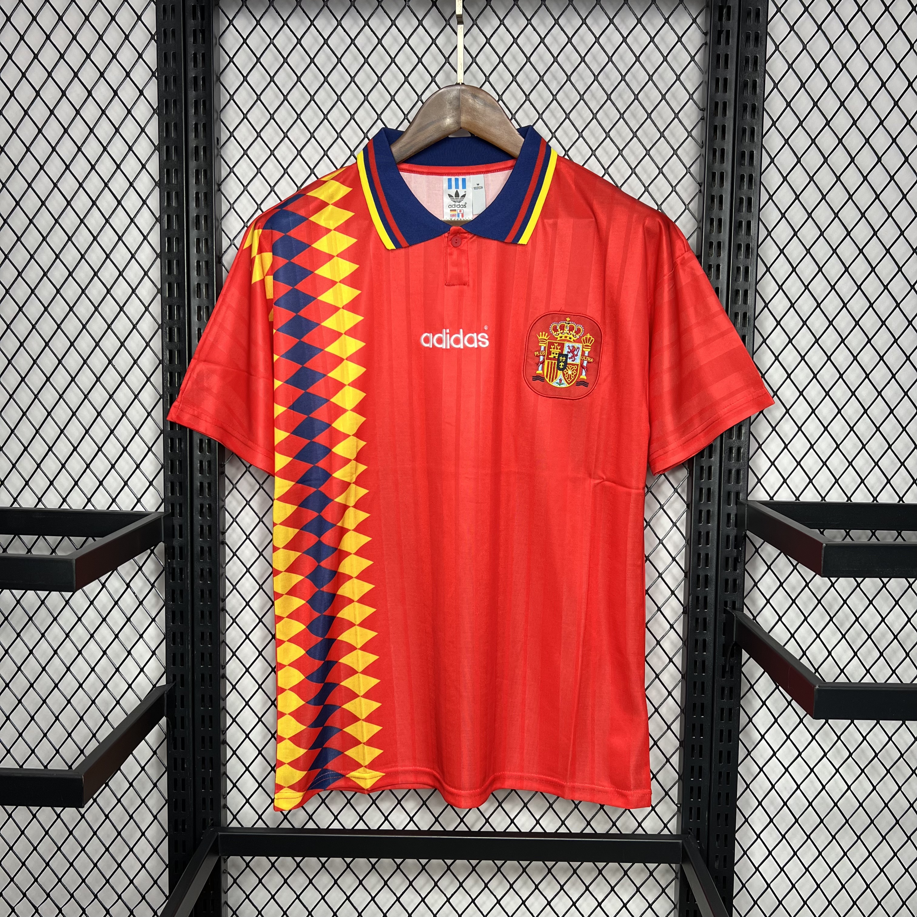 Retro Spain 1994 Home Stadium Jersey - UnitedFutballJersey