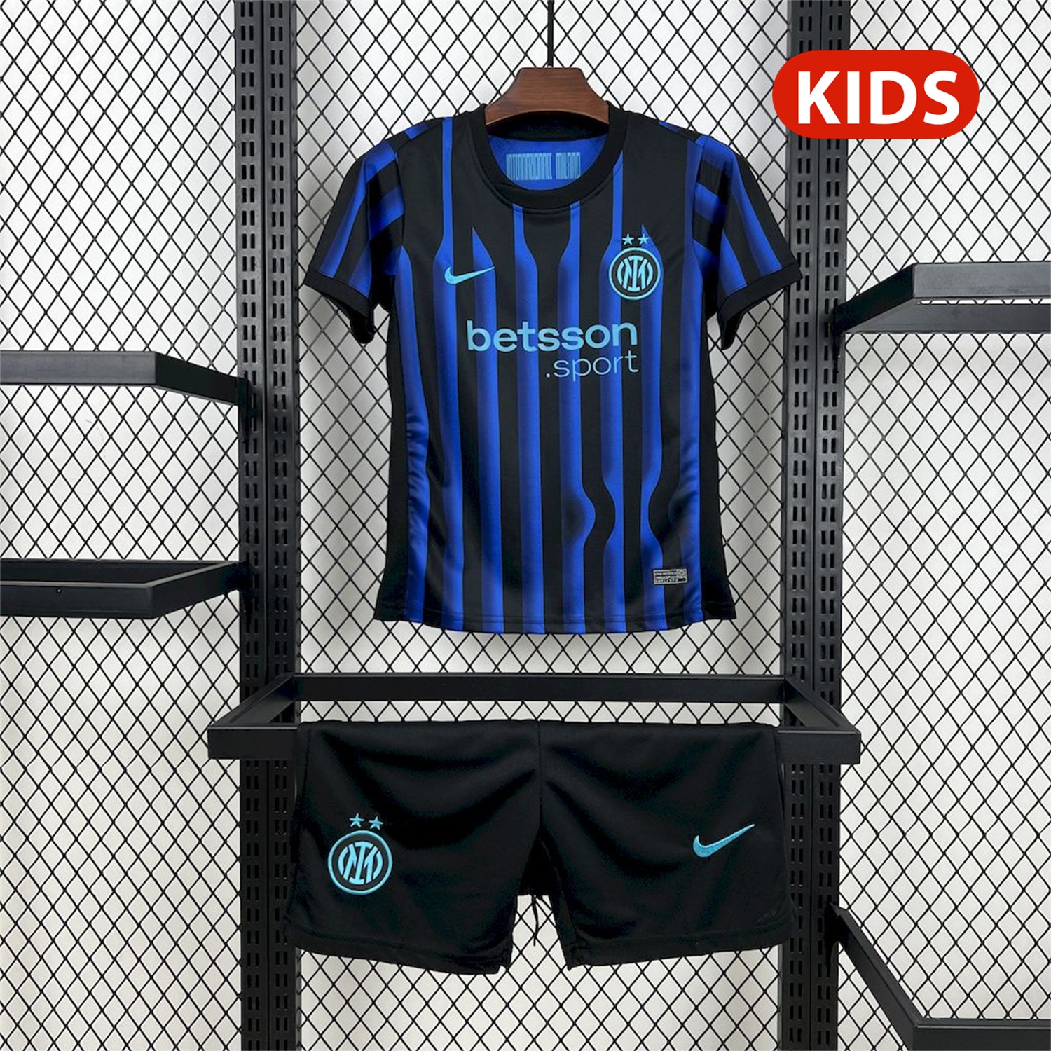 Inter Milan 25-26 Home Kids Kit - UnitedFutballJersey
