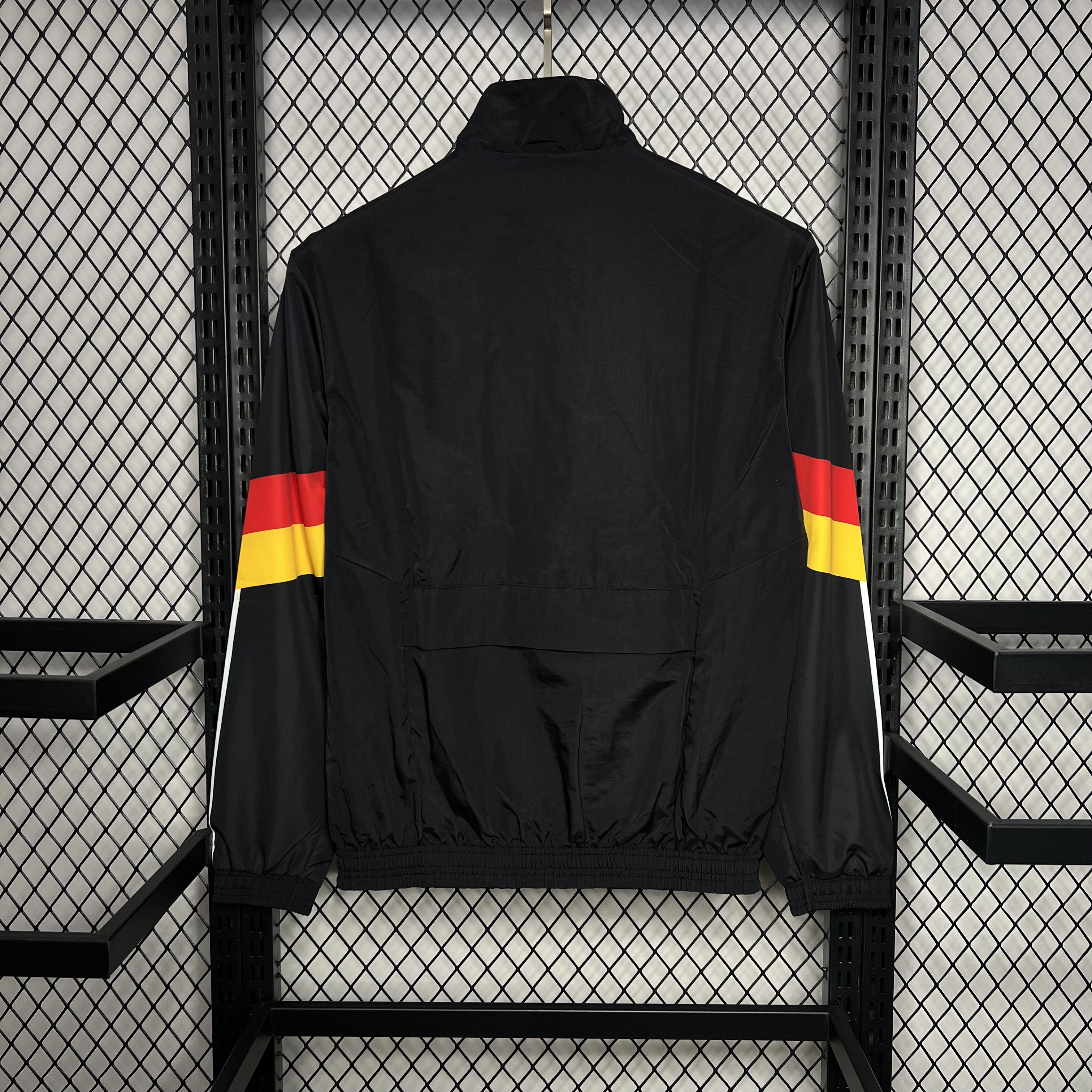Germany 2024 Black Windbreaker - Player Version - UnitedFutballJersey