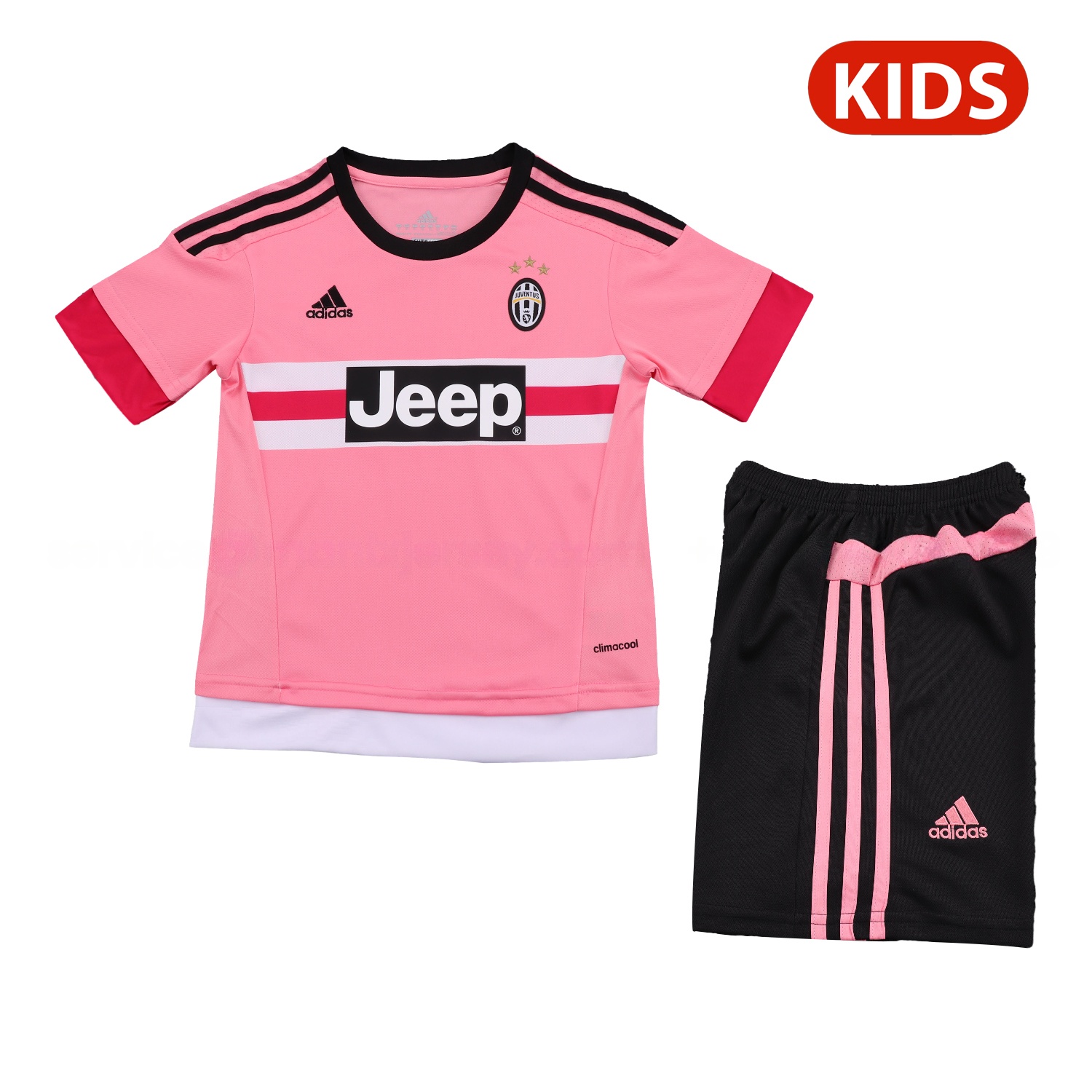 Retro Juventus 2015-16 Away Kids Kit - UnitedFutballJersey