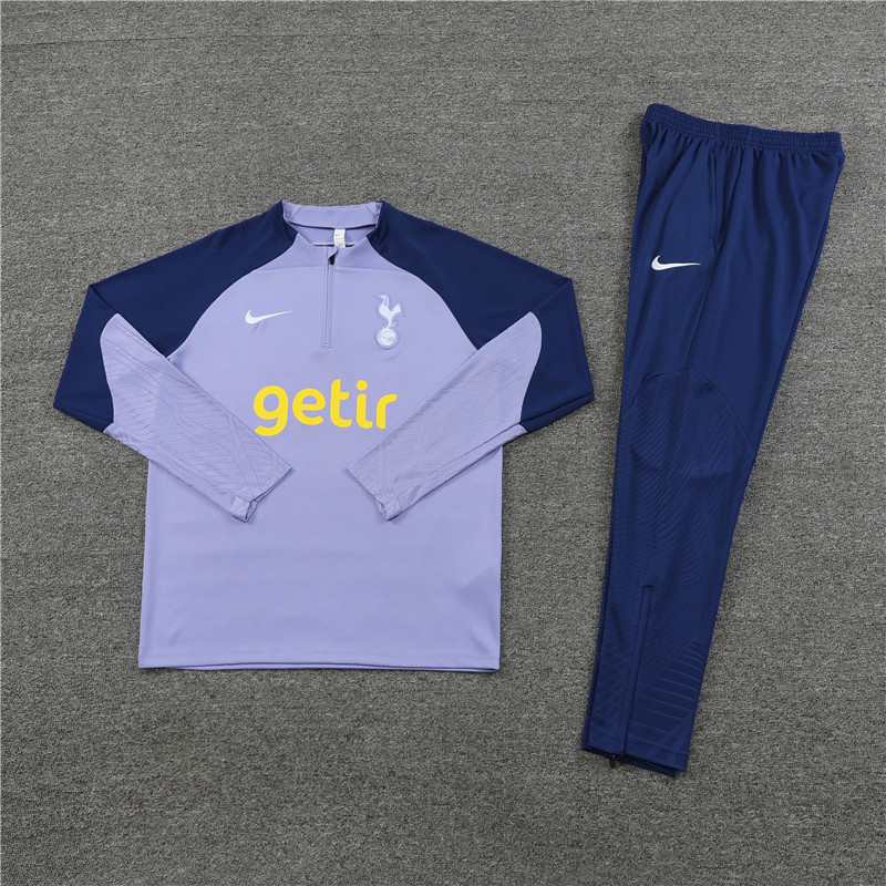 Tottenham Hotspur 23-24 Long Sleeve Training Set -Purple - UnitedFutballJersey