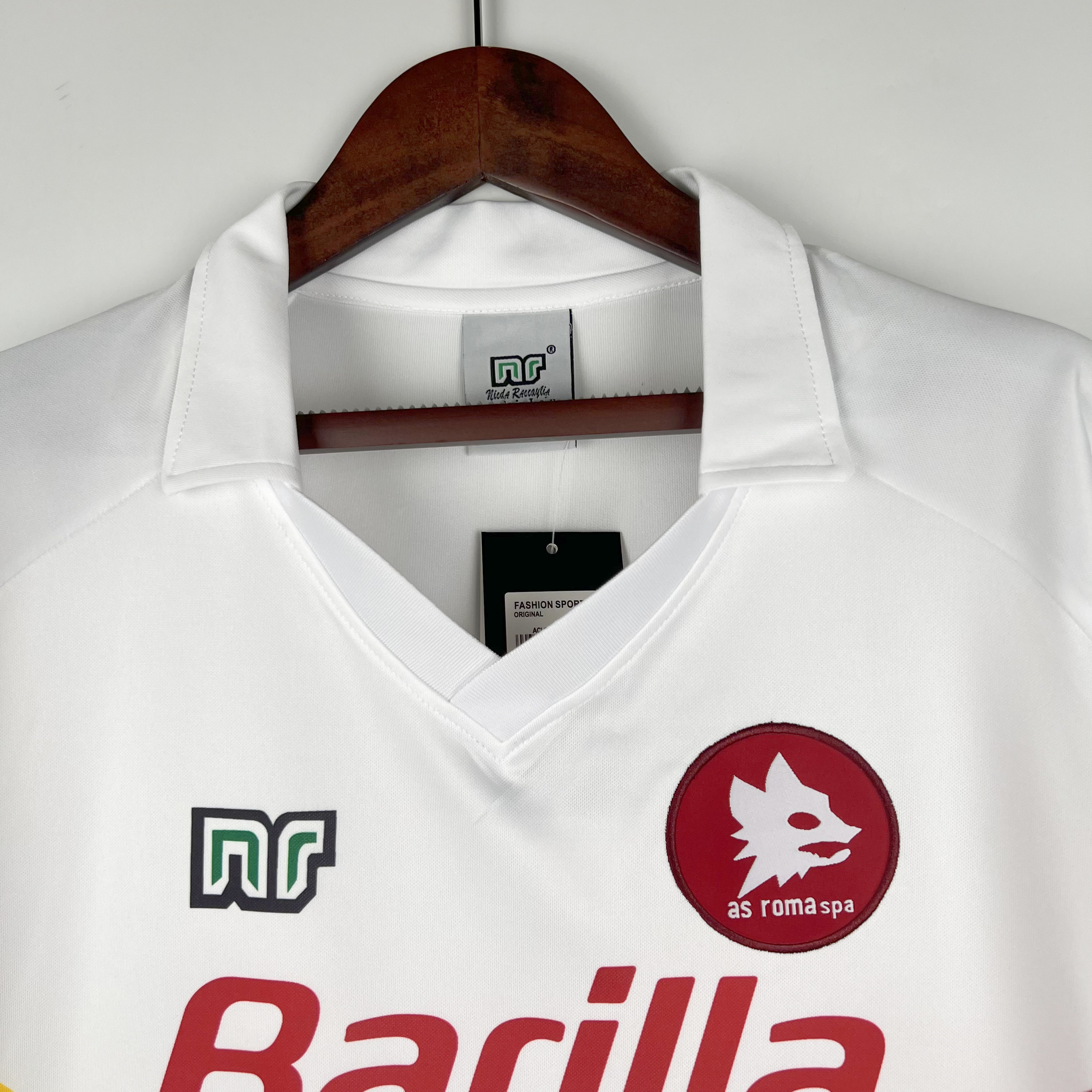 Retro Roma 1990-91 Away Stadium Jersey - UnitedFutballJersey