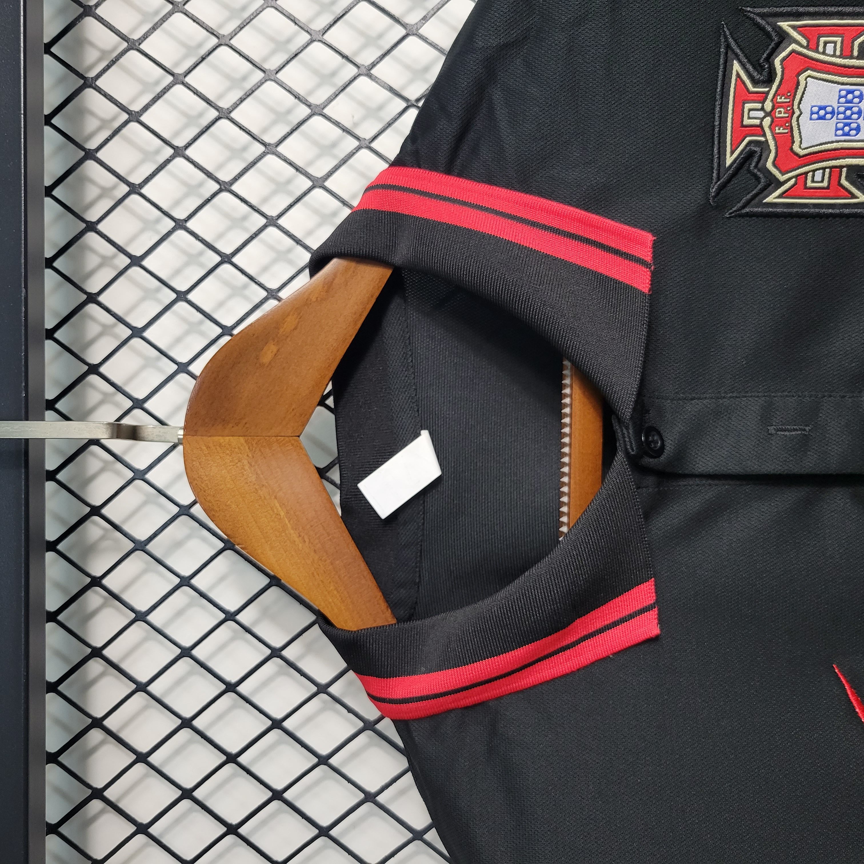 Portugal 23-24 Black Polo Shirt - UnitedFutballJersey