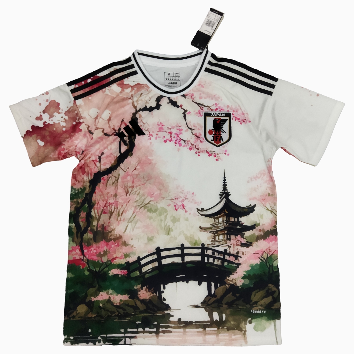 Japan 2024 Sakura Tree Special Edition White Jersey - Fans Version - UnitedFutballJersey