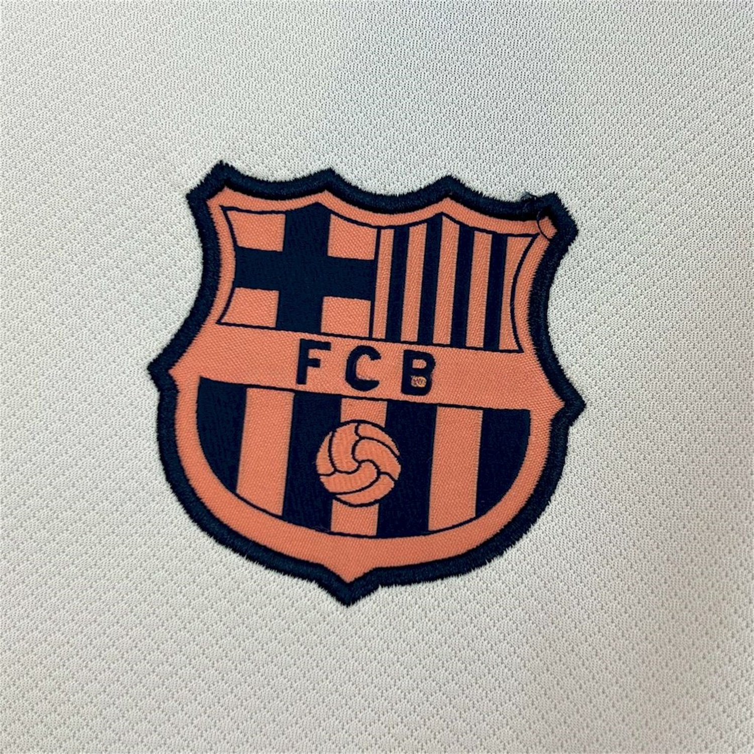 B.A.R.S.A 24-25 Off-white Pre-match Training Jersey - Fans Version - UnitedFutballJersey