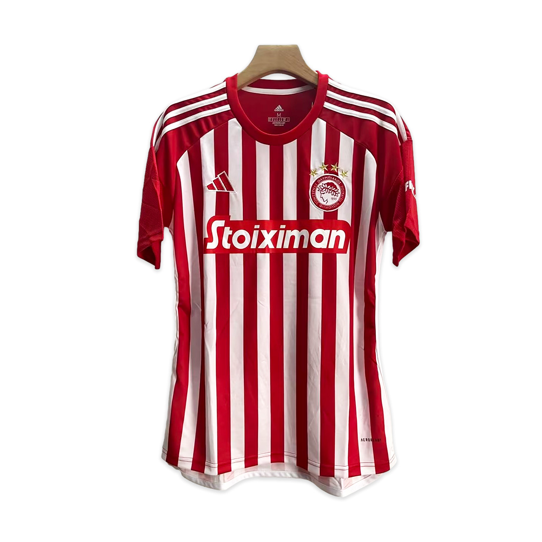 Olympiakos 23-24 Home Stadium Jersey - Fans Version - UnitedFutballJersey