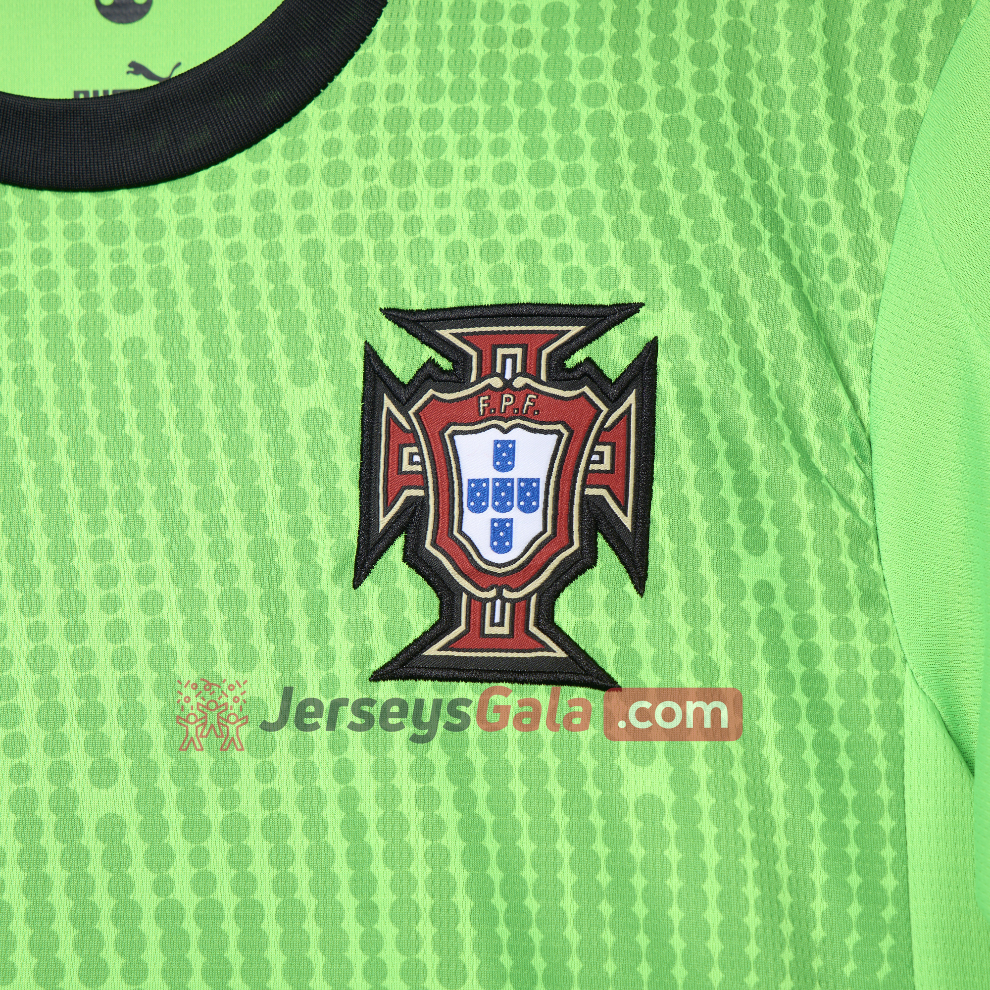 Portugal 2025-26 Green Goalkeeper Jersey - Fans Version - UnitedFutballJersey