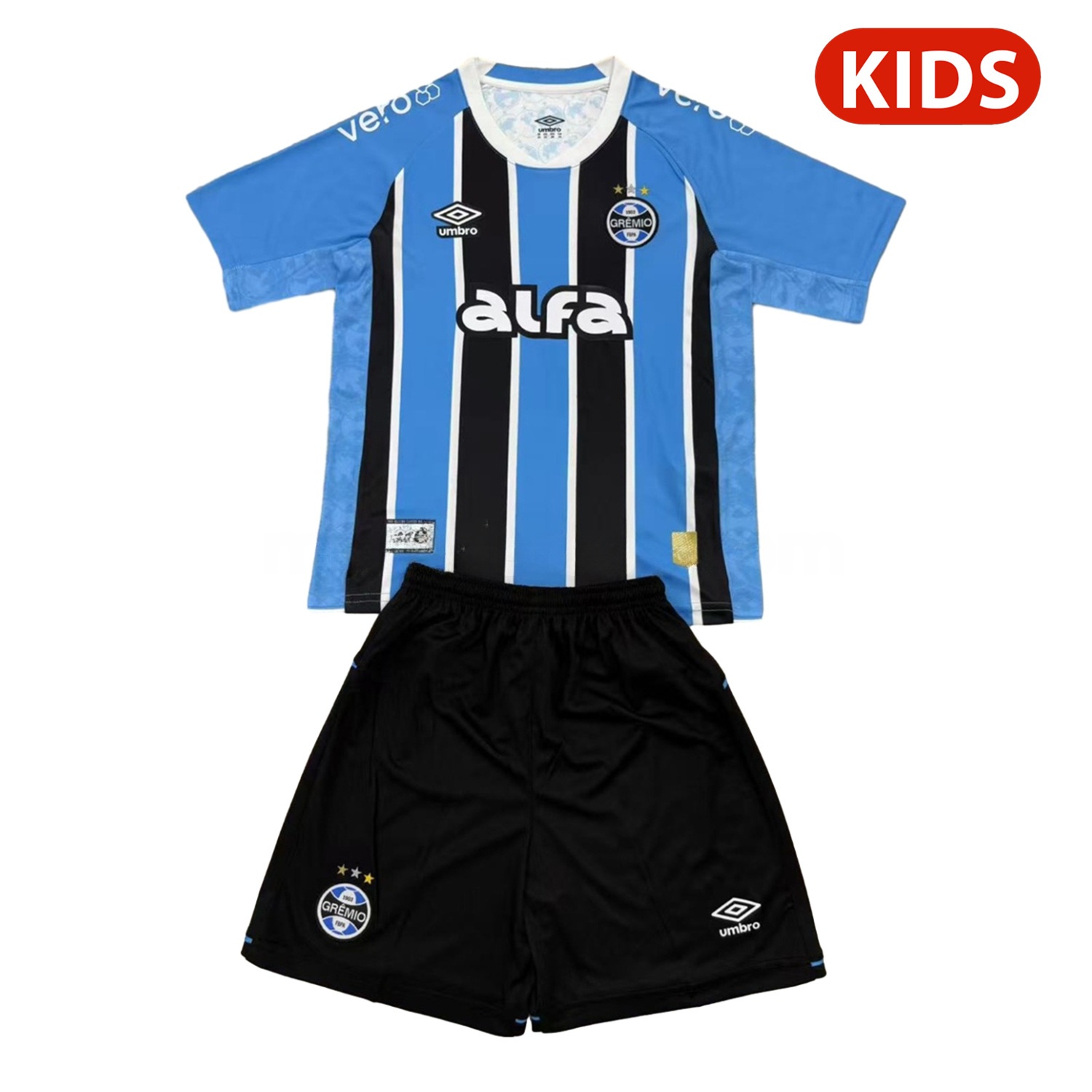 Gremio 25-26 Home Kids Kit - UnitedFutballJersey