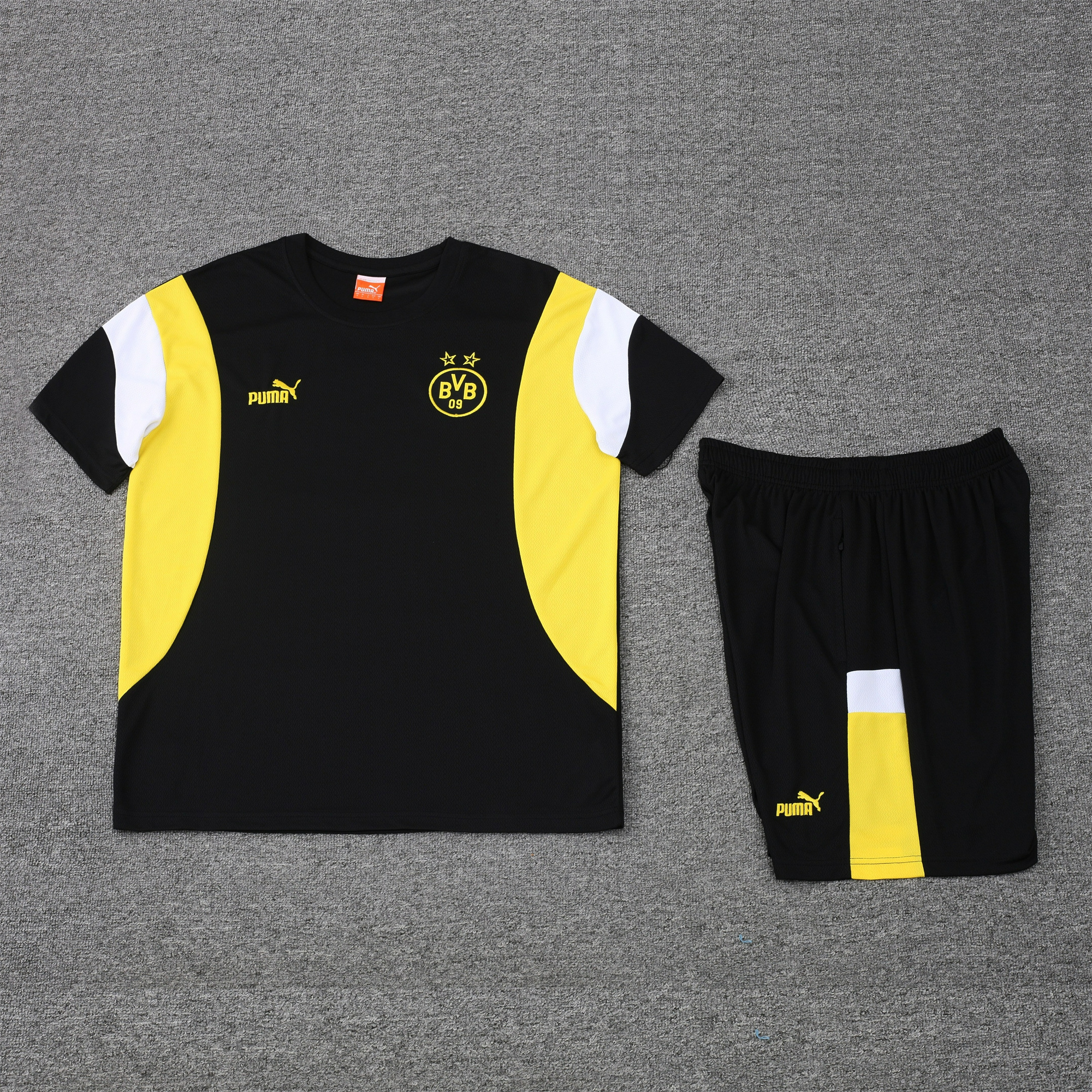 Dortmund 23-24 Short-Sleeve Training Set - Black - UnitedFutballJersey