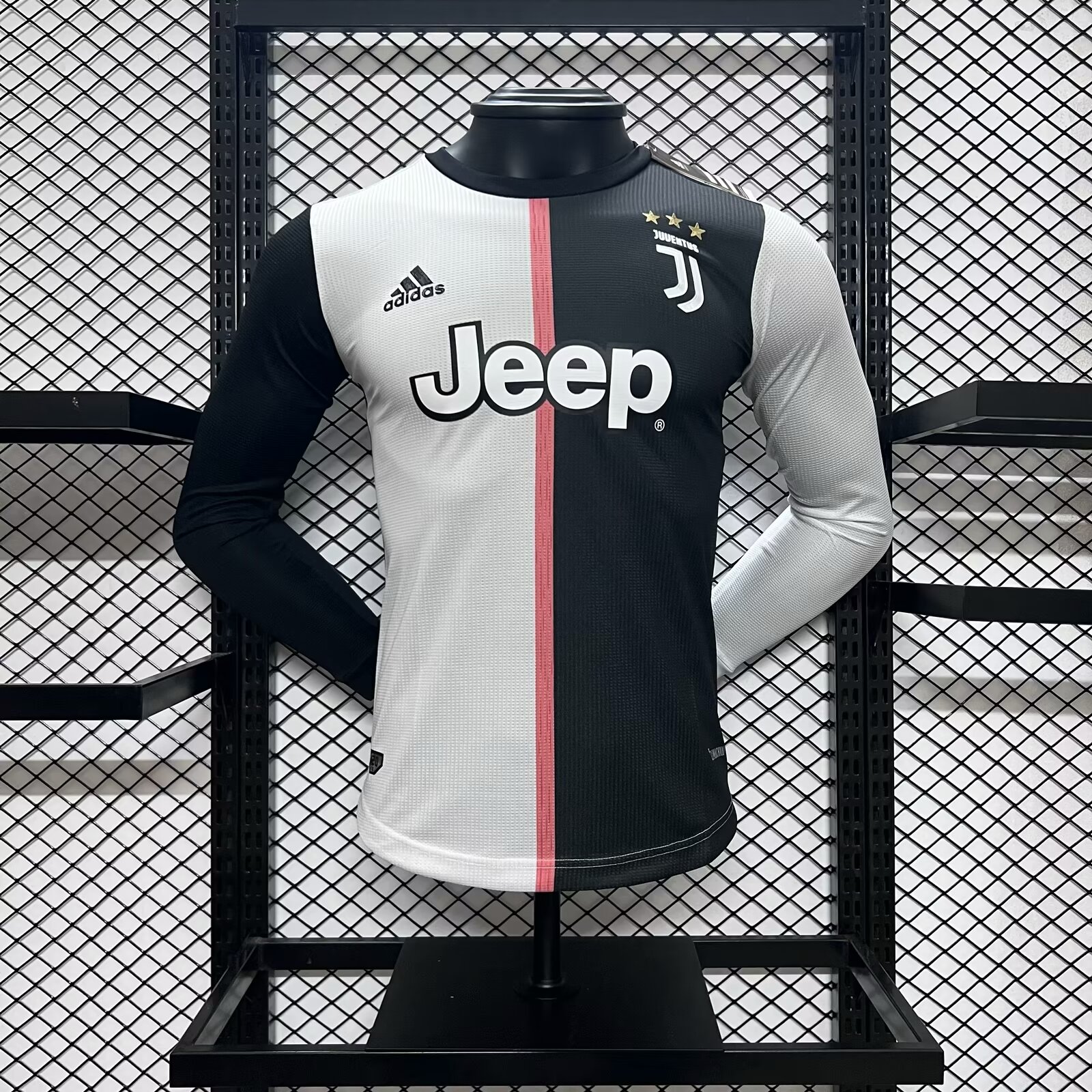 Retro Juventus 2019-20 Home Stadium Long Sleeve Jersey - Player Version - UnitedFutballJersey