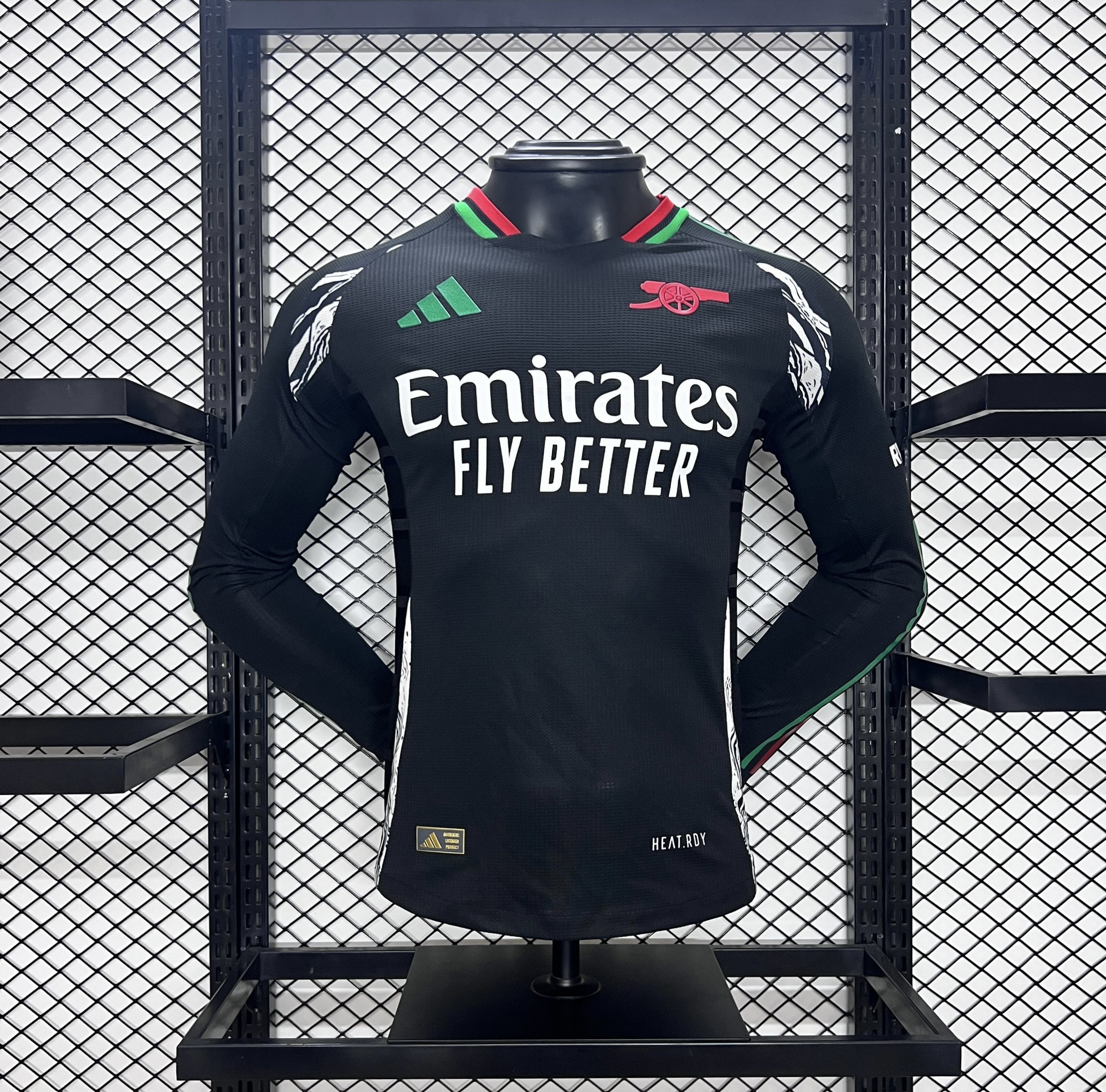 Arsenal 24-25 Away Long Sleeve Jersey - Player Version - UnitedFutballJersey