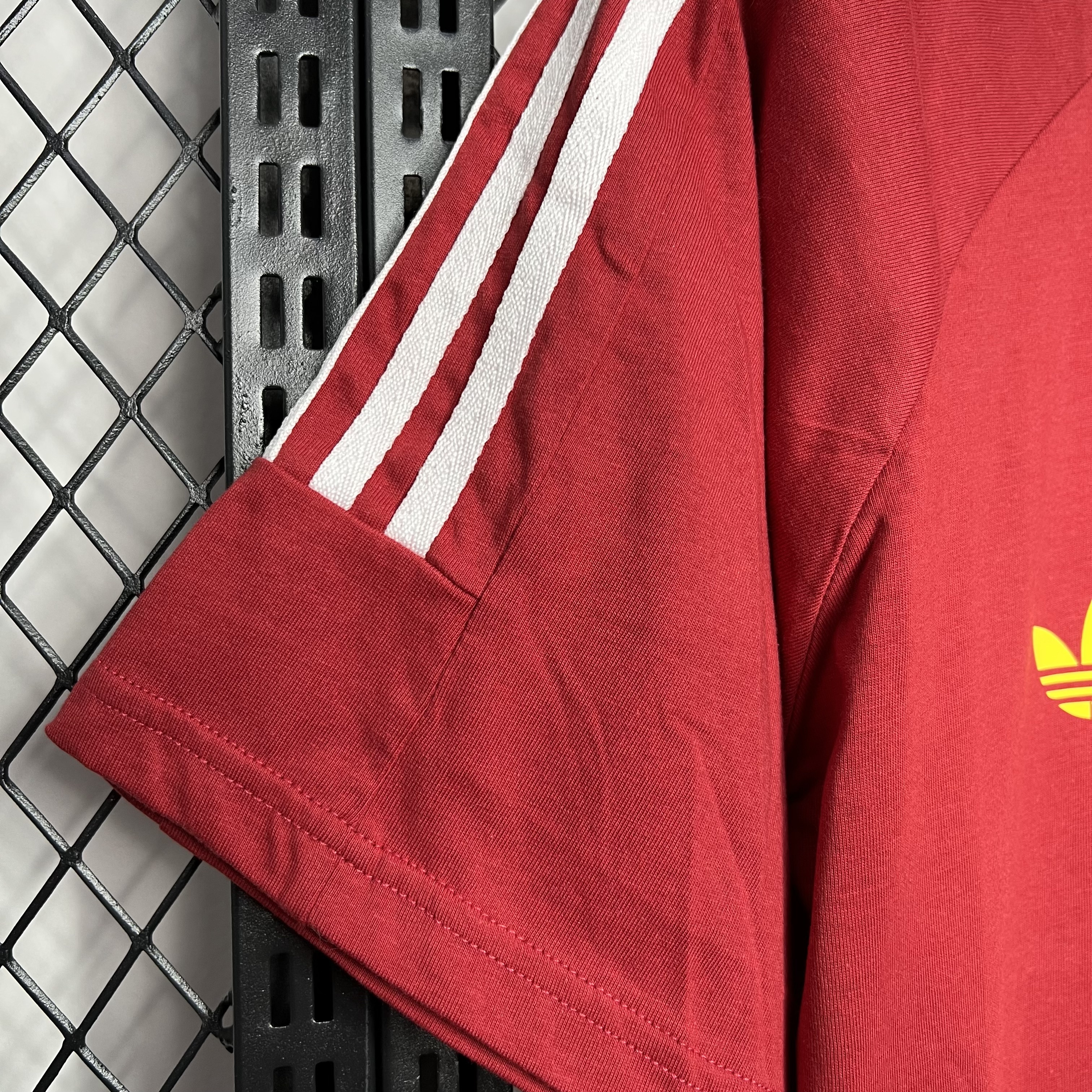 Spain 2024 Euro Red Retro Style Jersey - Fans Version - UnitedFutballJersey