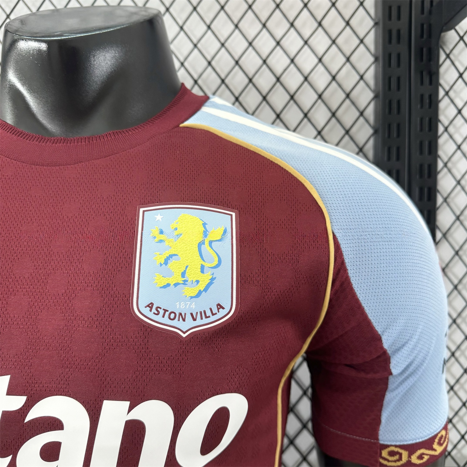 Aston Villa 25-26 Home Jersey - Player Version - UnitedFutballJersey