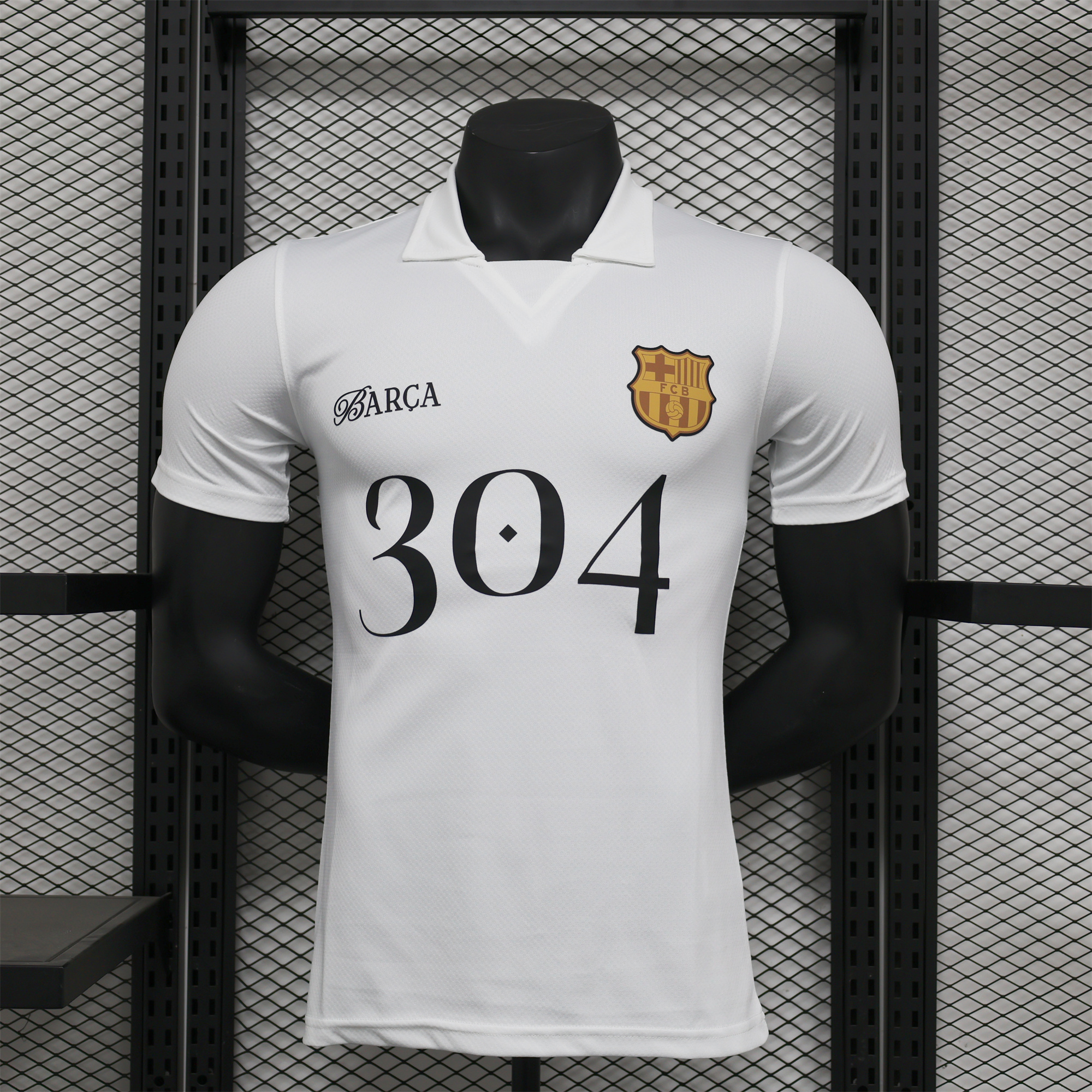 Barcelona 24-25 Yamal Anniversary White Jersey - Player Version - UnitedFutballJersey