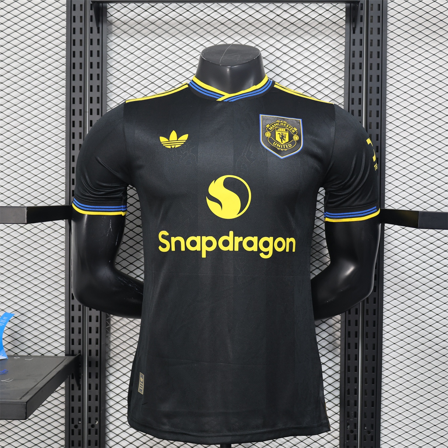 Manchester United 25-26 Third Black Jersey - Player Version - UnitedFutballJersey