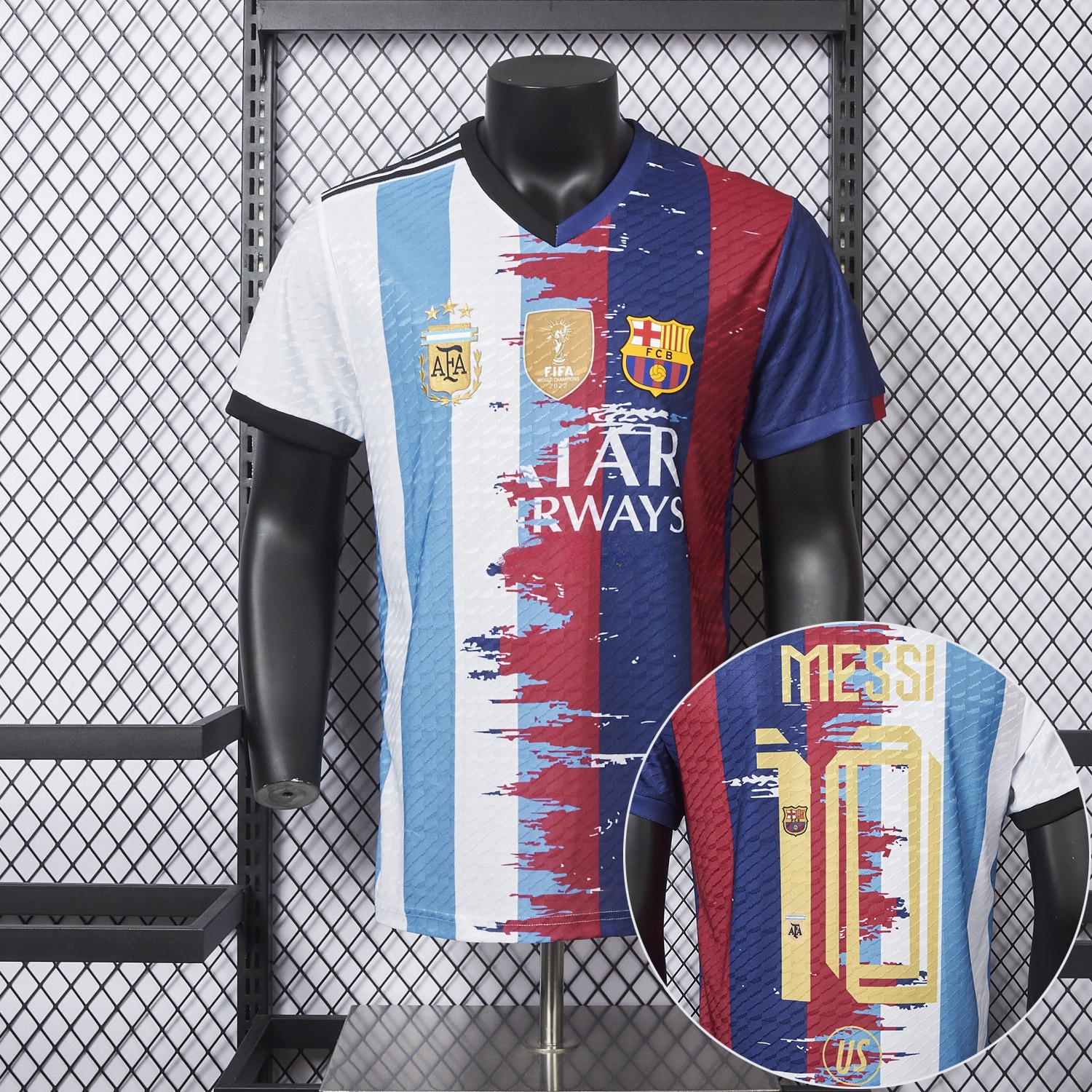 Messi 25-26 Argentina & Barcelona Special Jersey - Player Version - UnitedFutballJersey