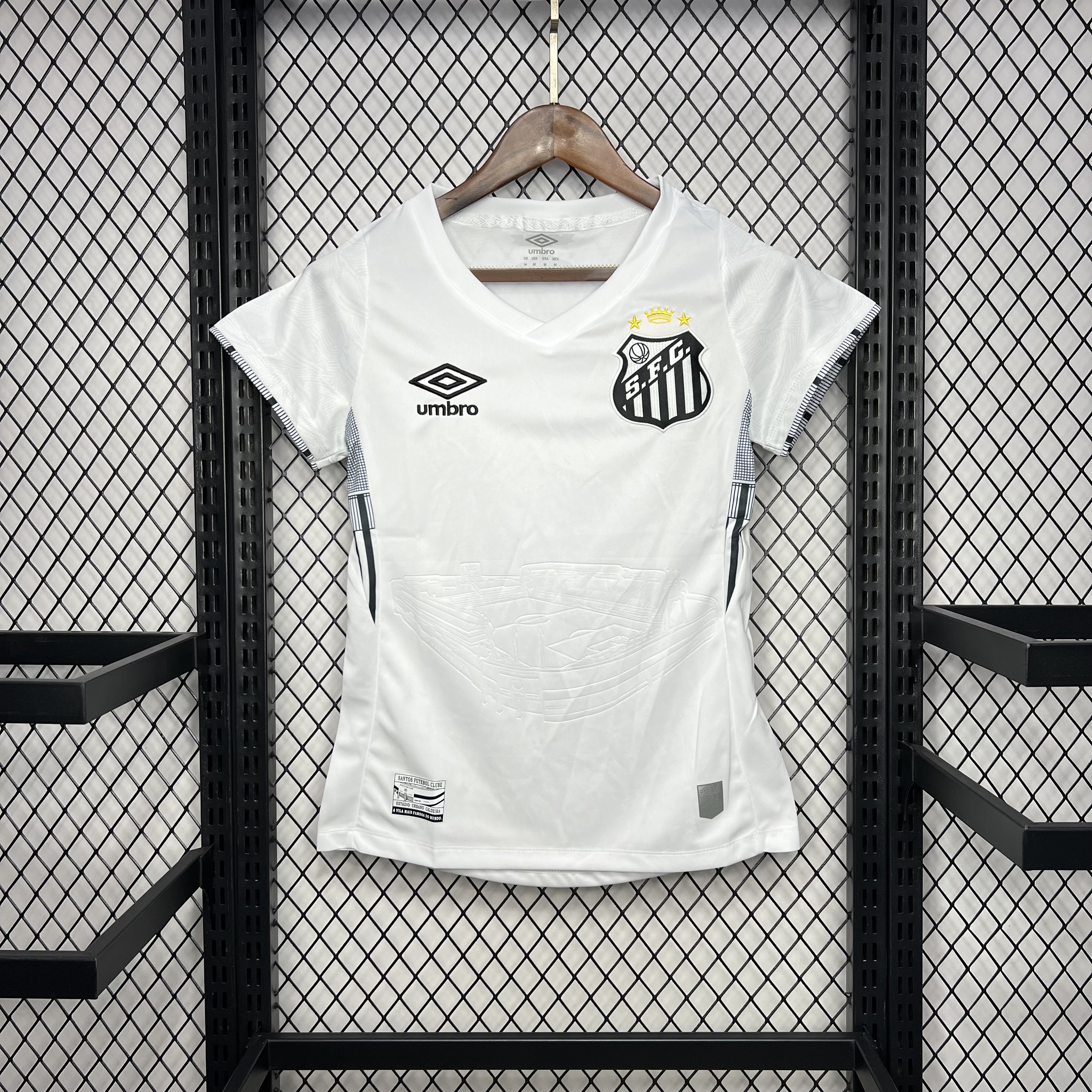 Women's Santos 24-25 Home Unsponsored Jersey - Fans Version - UnitedFutballJersey