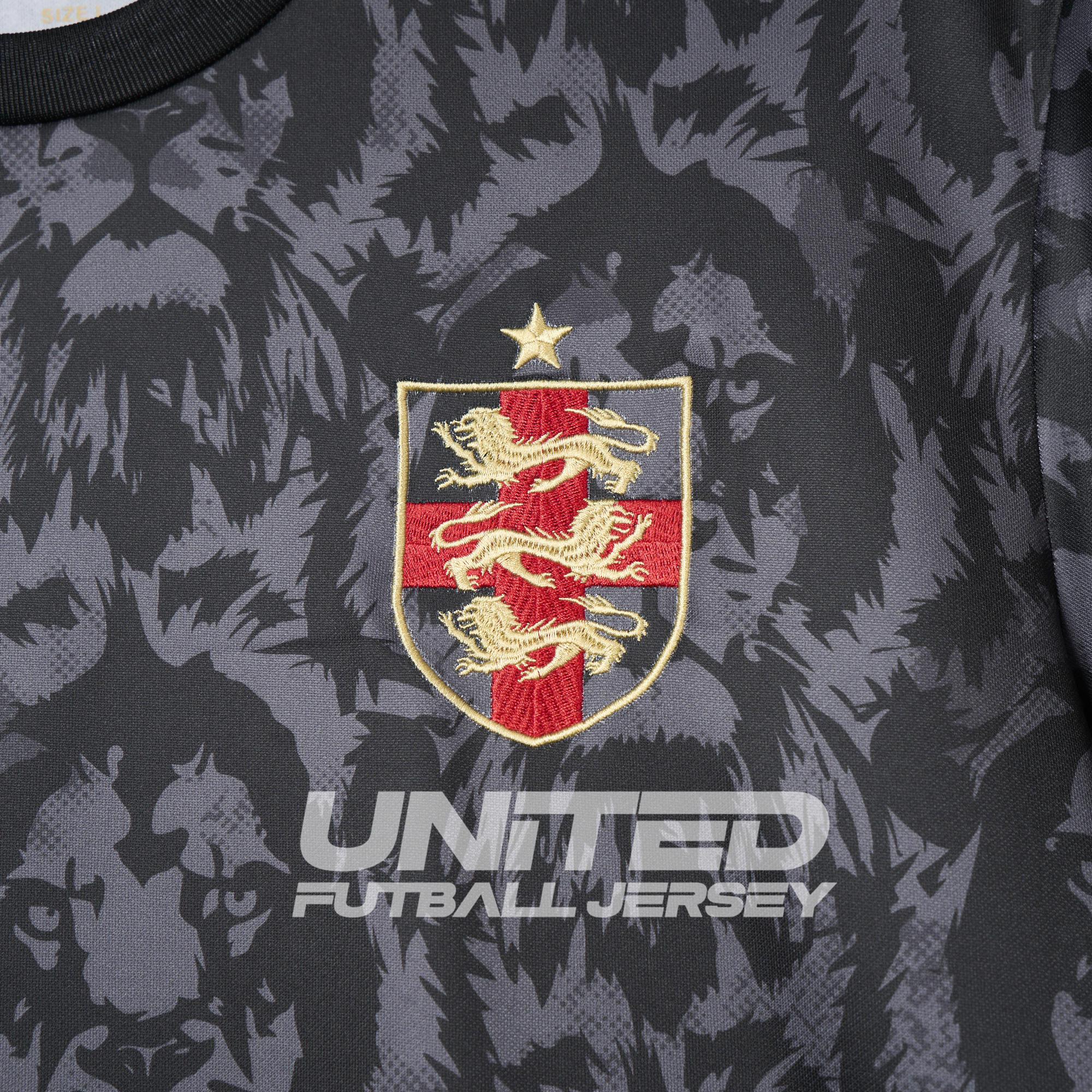 England 2024 Black The Lions Special Edition Jersey - Fans Version - UnitedFutballJersey