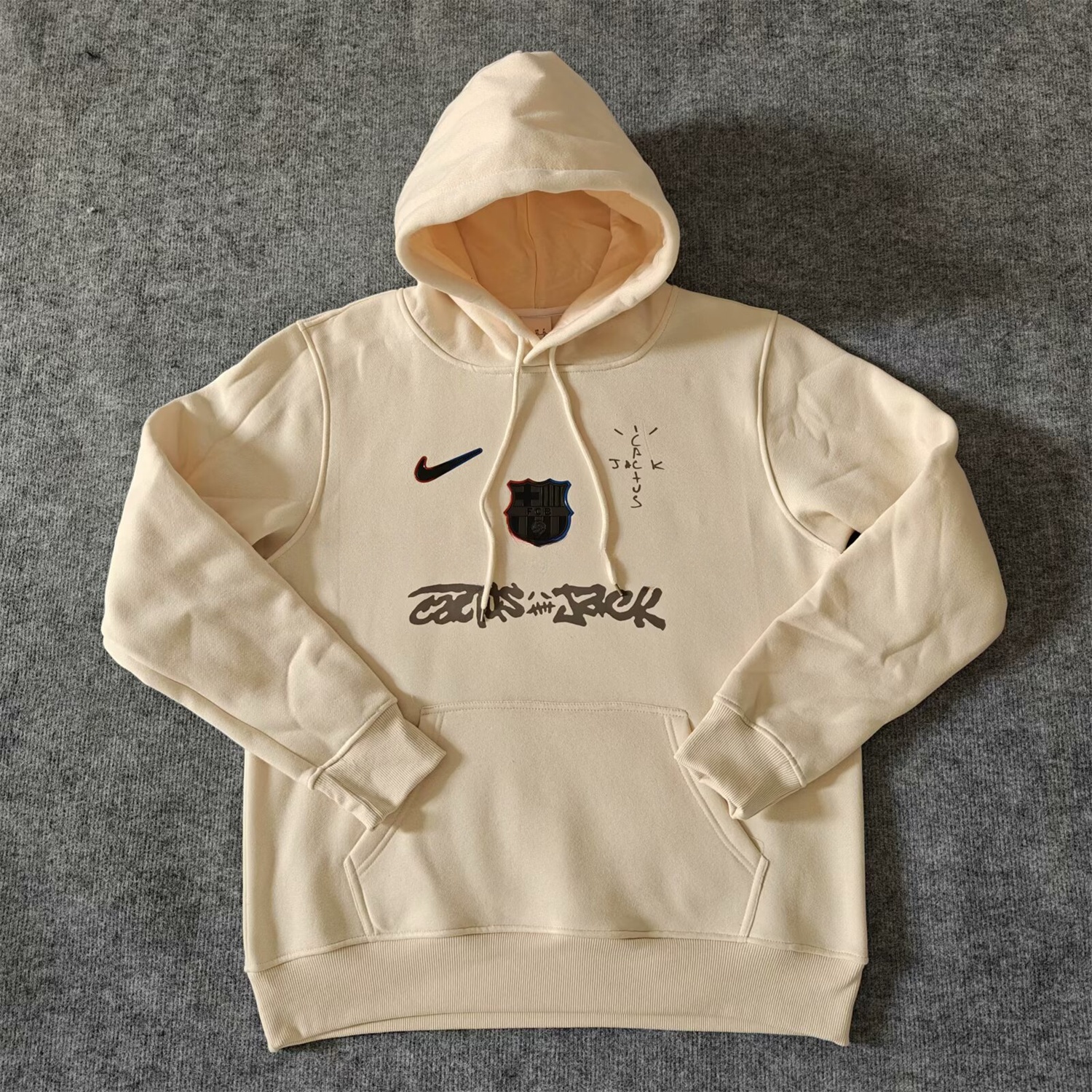 B.A.R.S.A x Travis Scott Team Logo Centered Unisex Pullover Hoodie - UnitedFutballJersey