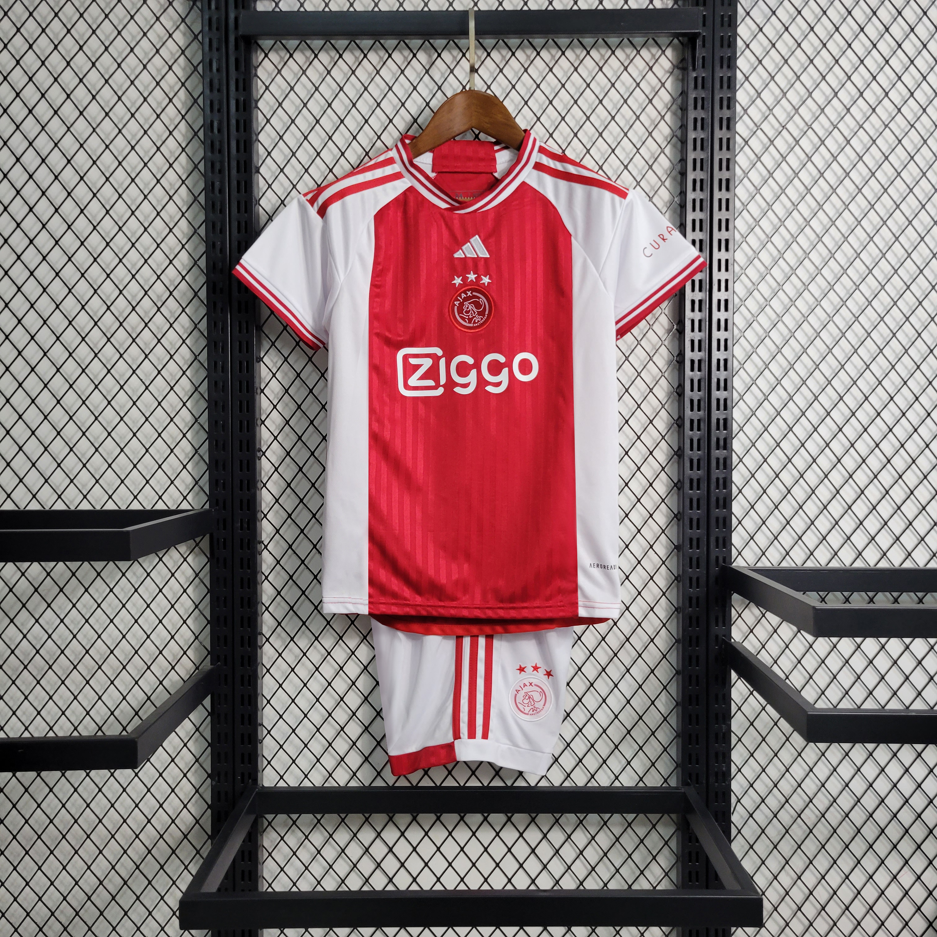 Ajax 23-24 Home Kids Kit - UnitedFutballJersey