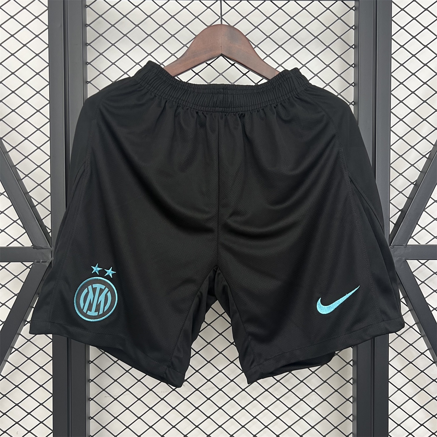 Inter Milan 25-26 Home Black Shorts - Fans Version - UnitedFutballJersey