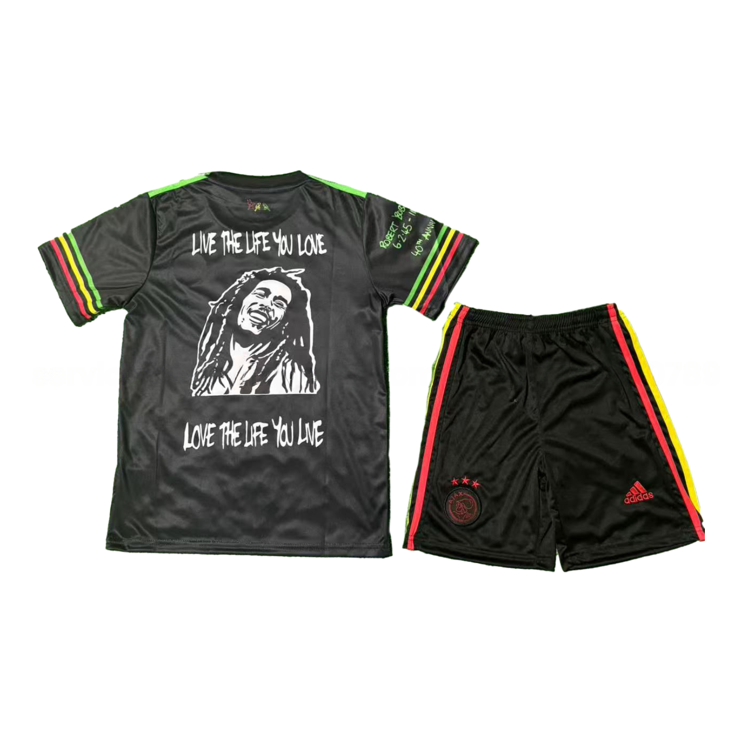 Ajax x B-O-B Marly 25-26 White Special Kids Kit - UnitedFutballJersey