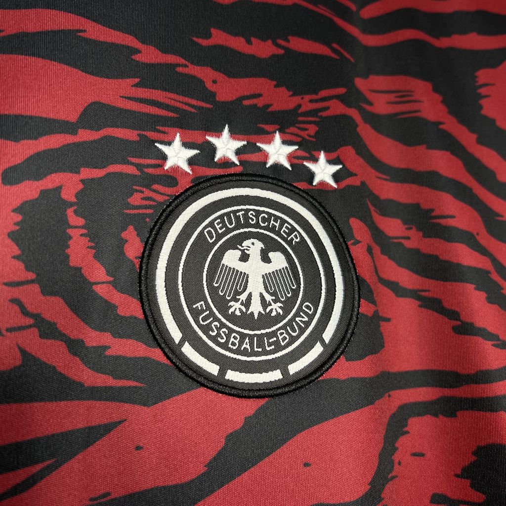 Germany 2024 Euro Red Pre-match Training Jersey - Fans Version - UnitedFutballJersey