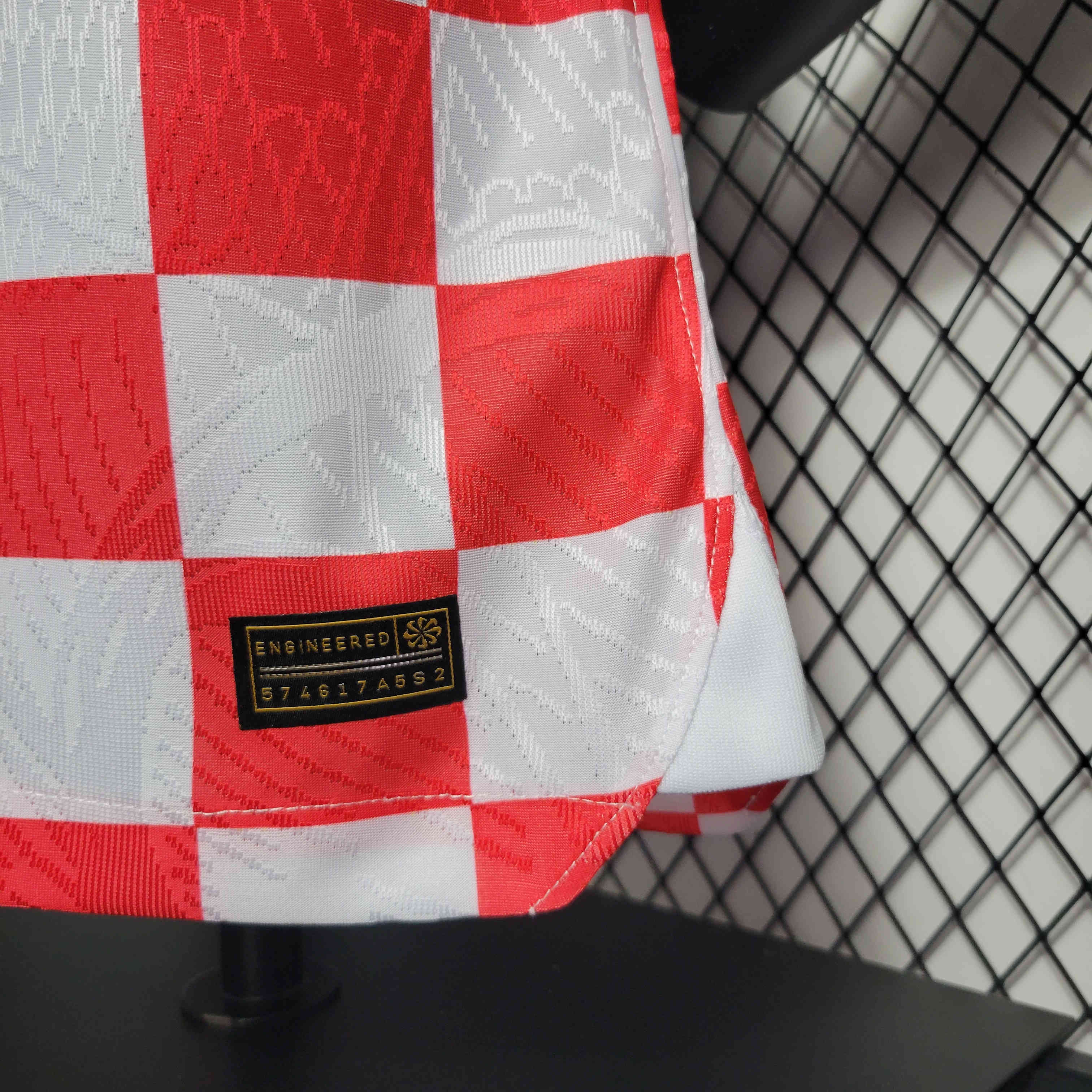 Croatia 2022-23 Home Stadium Jersey - Player Version - UnitedFutballJersey