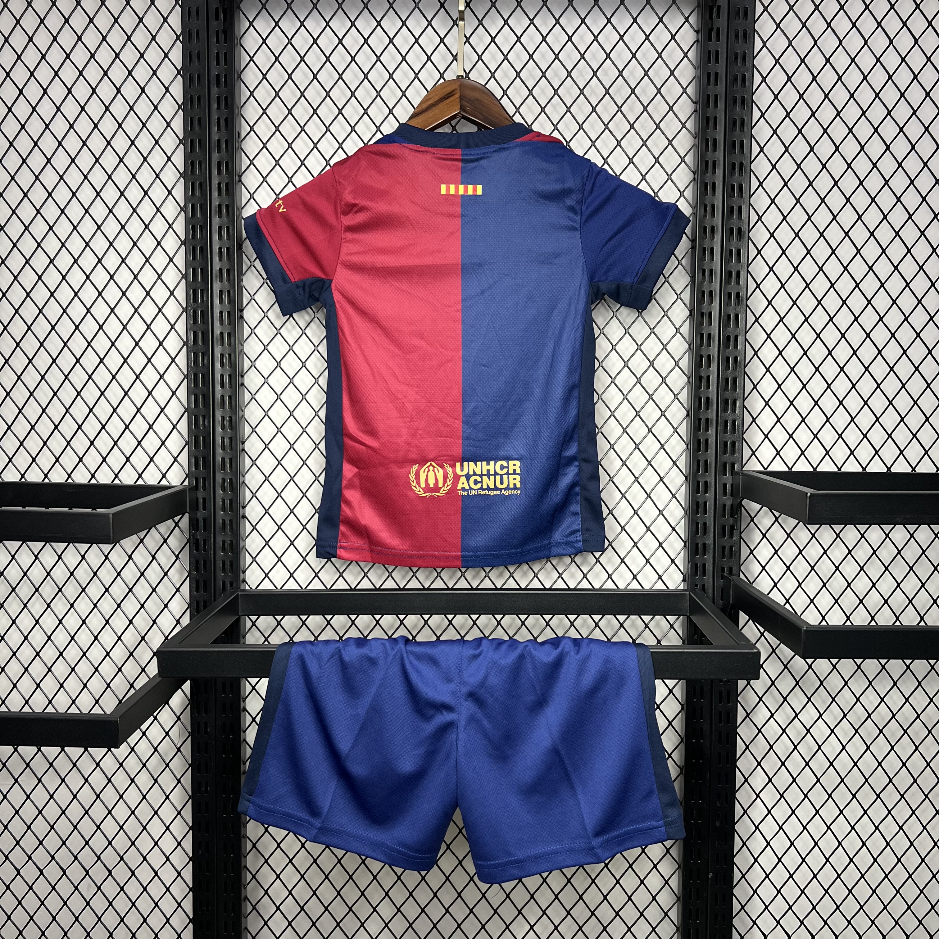 Barcelona 24-25 Home Stadium Kids Kit - UnitedFutballJersey