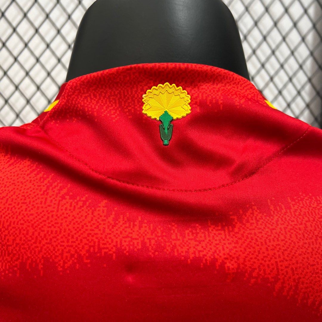 Spain 2024 Home Stadium Jersey - Player Version - UnitedFutballJersey