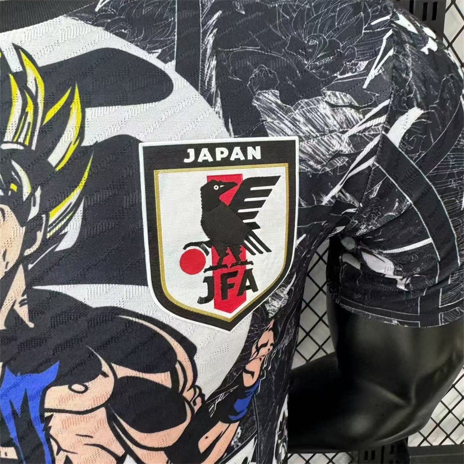 Japan 25-26 Muscle Saiyan Black Special Jersey - Player Version - UnitedFutballJersey