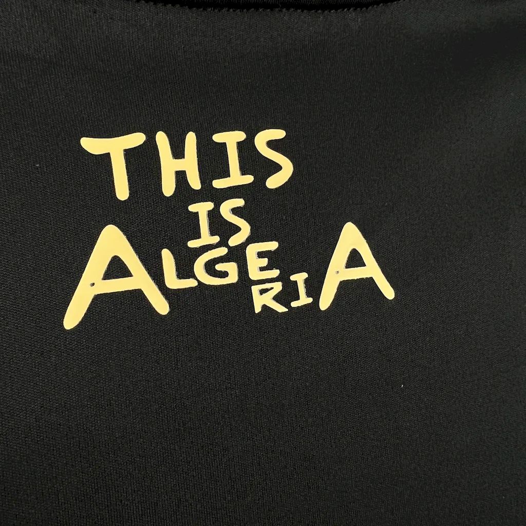 Algeria 2024-25 Black Gold Supporter Jersey - Fans Version - UnitedFutballJersey