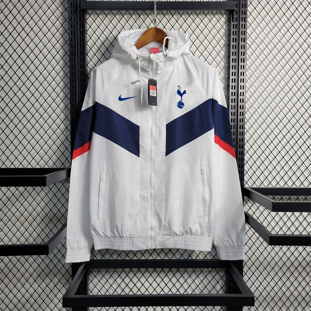 Tottenham Hotspur 23-24 White Player Windbreaker - UnitedFutballJersey