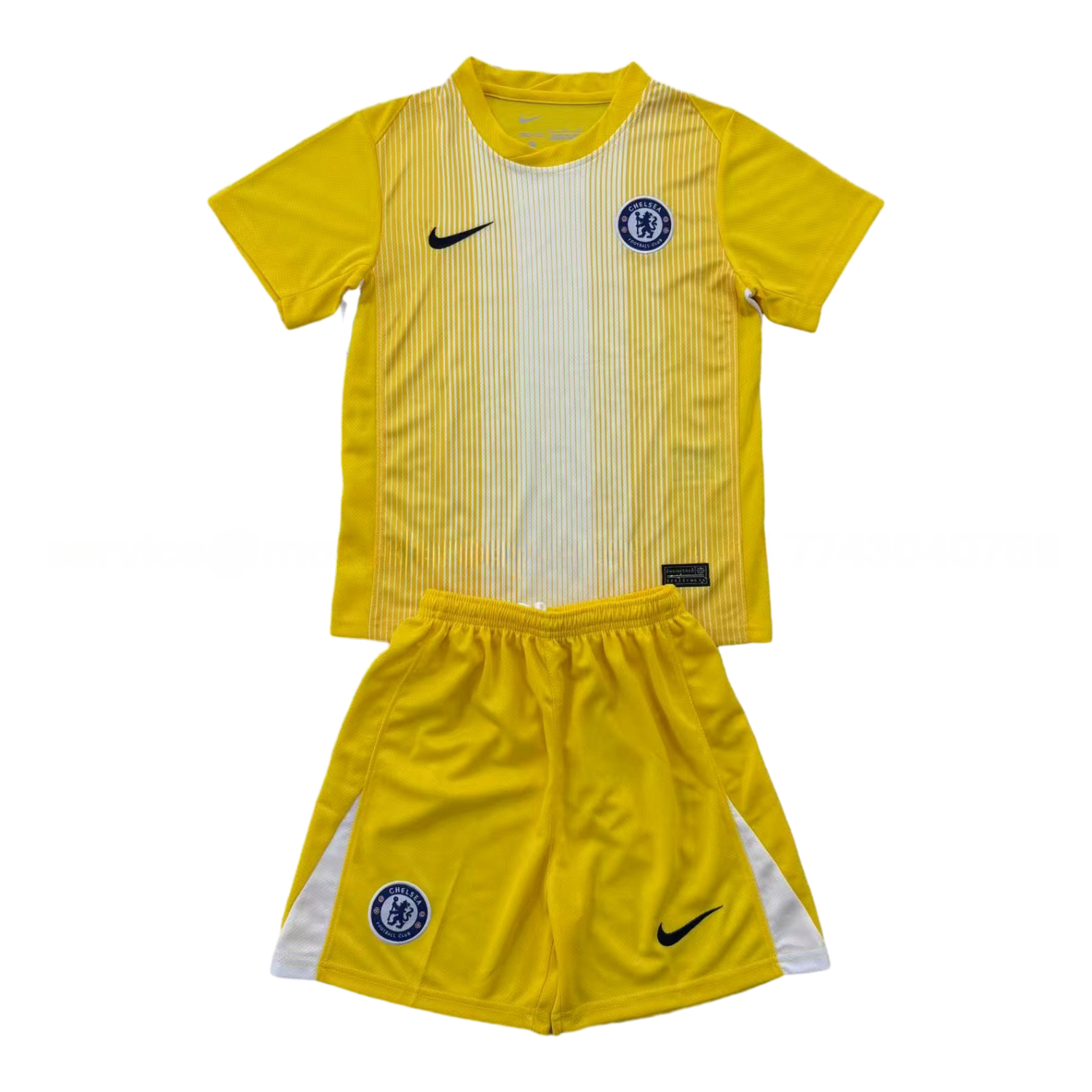 C.H.E.L.S.E.A 25-26 Yellow Goalkeeper Men's Adult Jersey Set - Fans Version - UnitedFutballJersey
