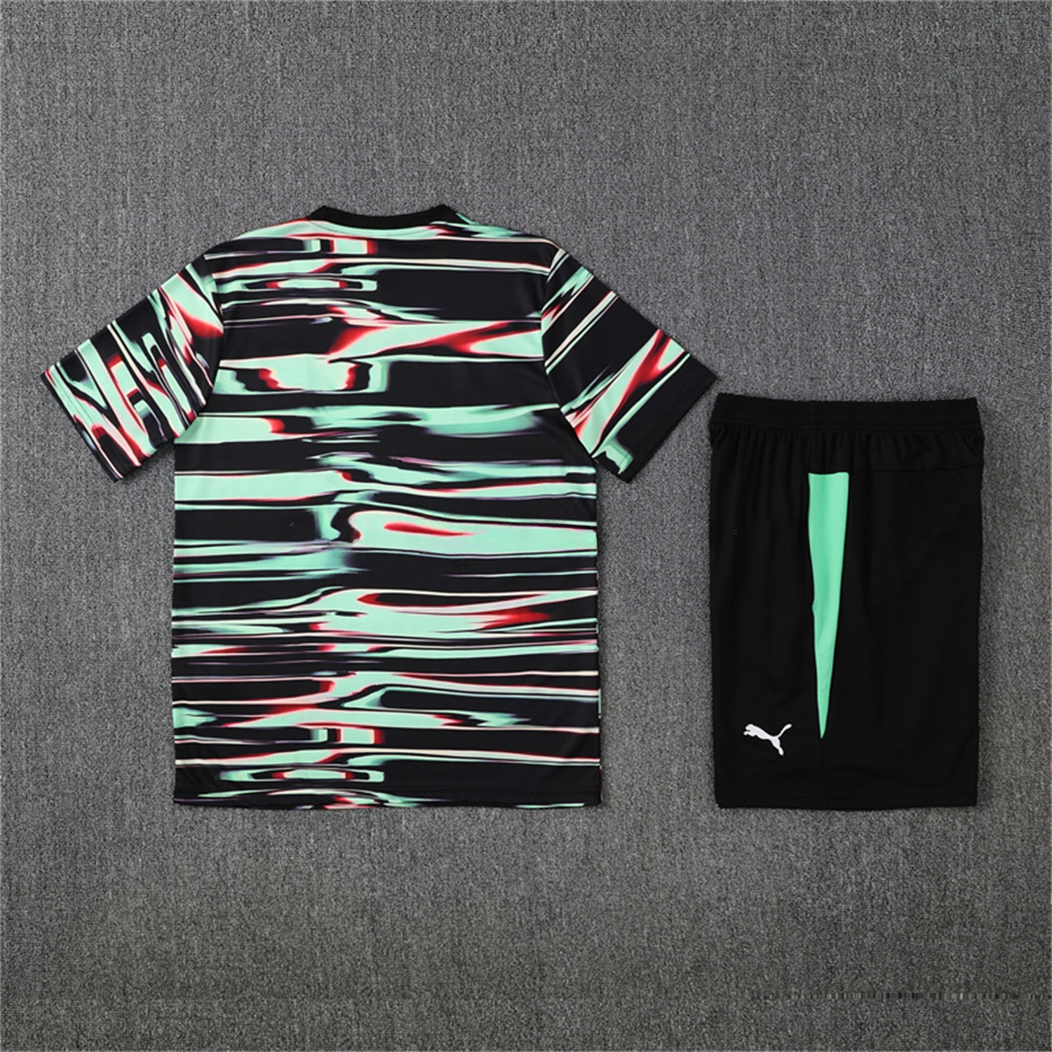 Portugal 25-26 Short-Sleeve Training Set - Camouflage top & Black Shorts - UnitedFutballJersey