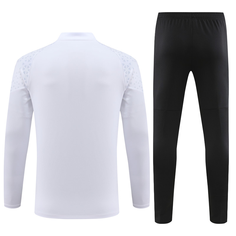 AC Milan 23-24 Long Sleeve Training Set -White - UnitedFutballJersey